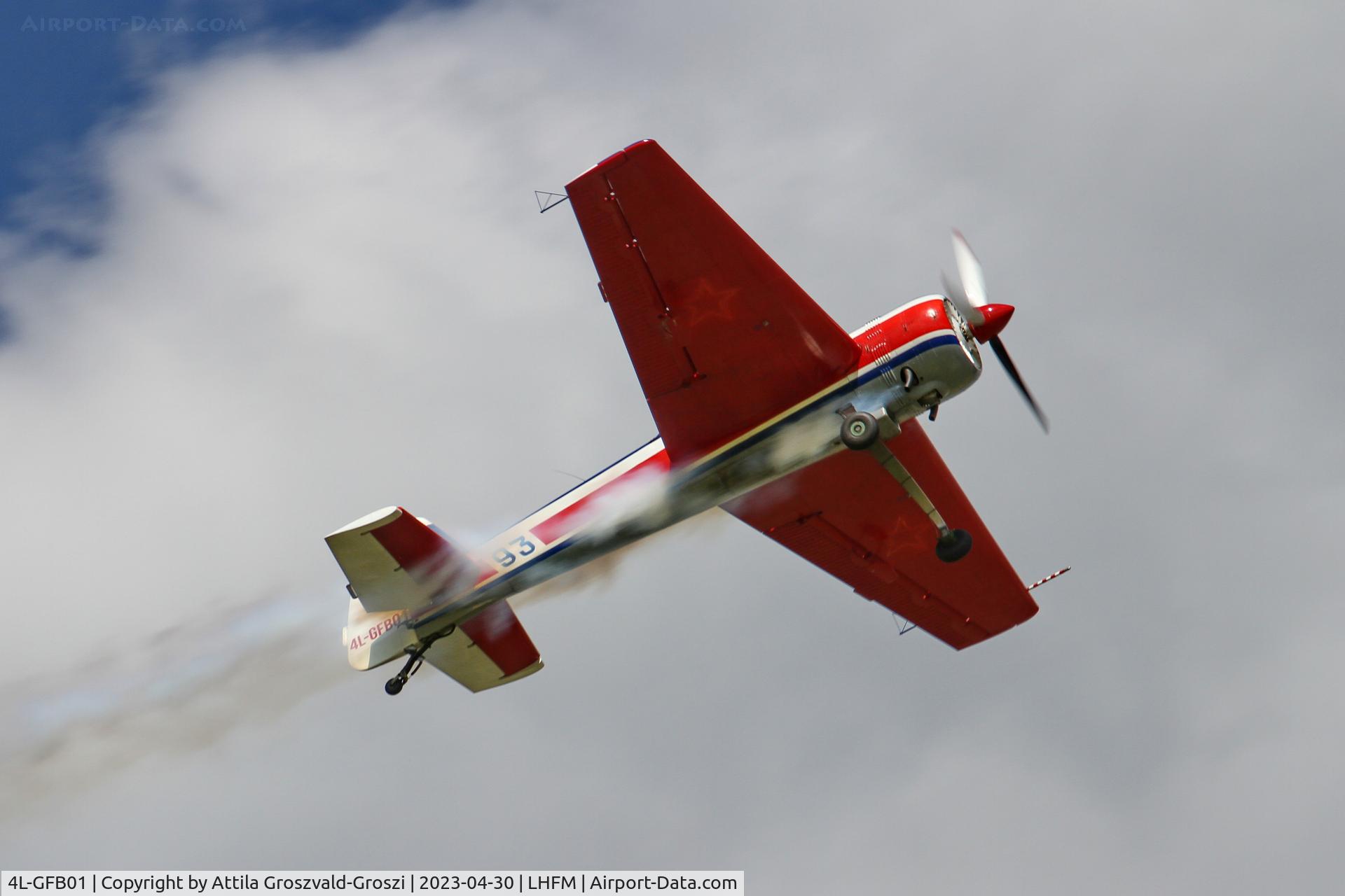 4L-GFB01, Yakovlev Yak-55 C/N 901010, LHFM - Fertöszentmiklós Meidl-Airport, Hungary - Skyview Airshow 2023