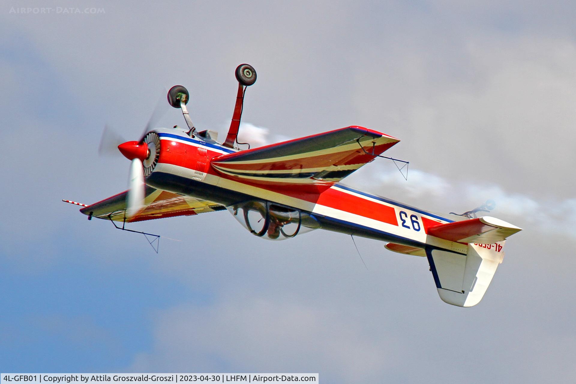 4L-GFB01, Yakovlev Yak-55 C/N 901010, LHFM - Fertöszentmiklós Meidl-Airport, Hungary - Skyview Airshow 2023