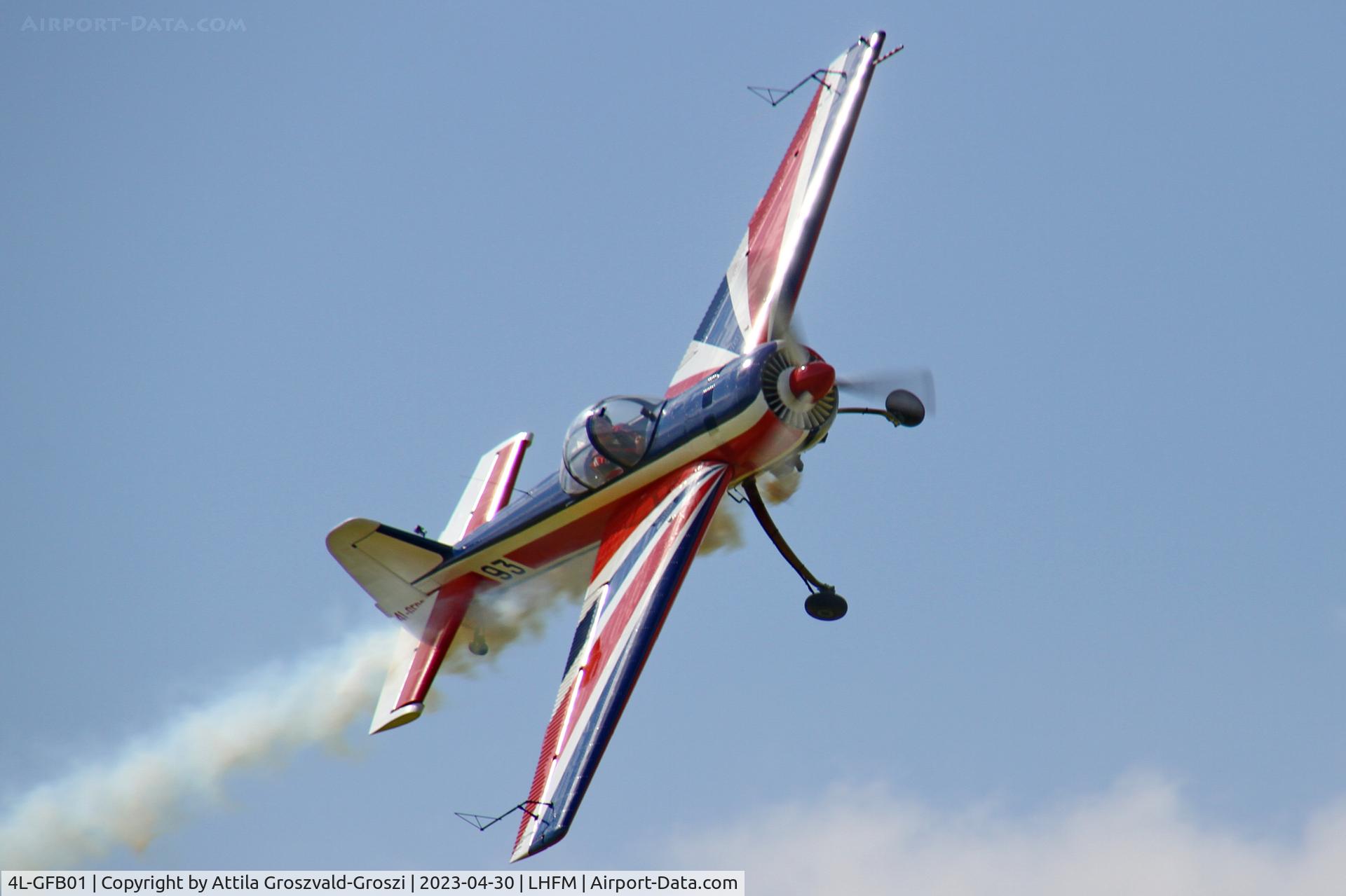 4L-GFB01, Yakovlev Yak-55 C/N 901010, LHFM - Fertöszentmiklós Meidl-Airport, Hungary - Skyview Airshow 2023