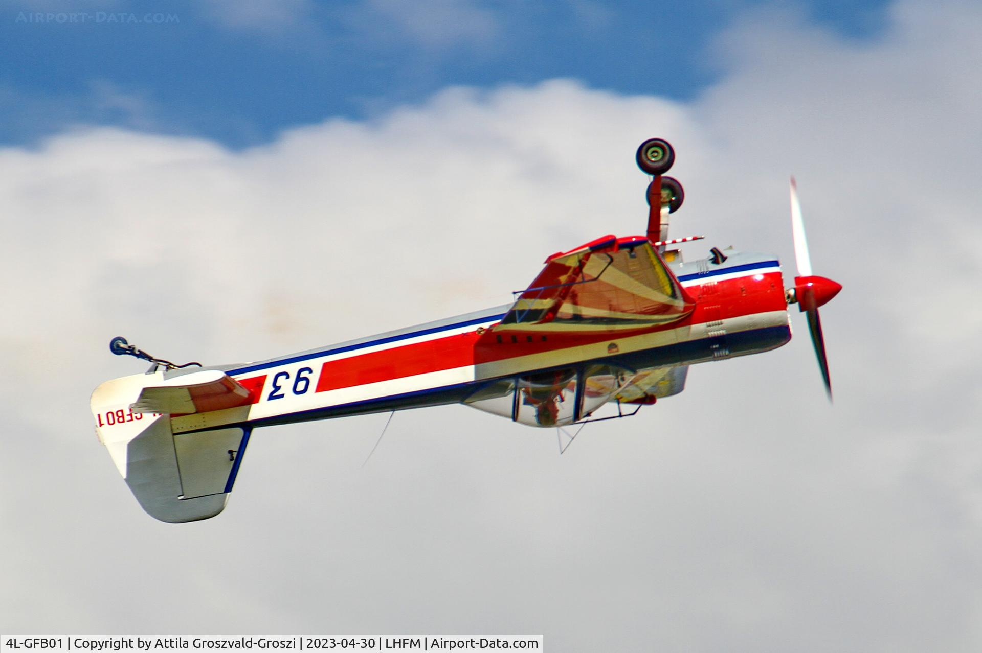 4L-GFB01, Yakovlev Yak-55 C/N 901010, LHFM - Fertöszentmiklós Meidl-Airport, Hungary - Skyview Airshow 2023