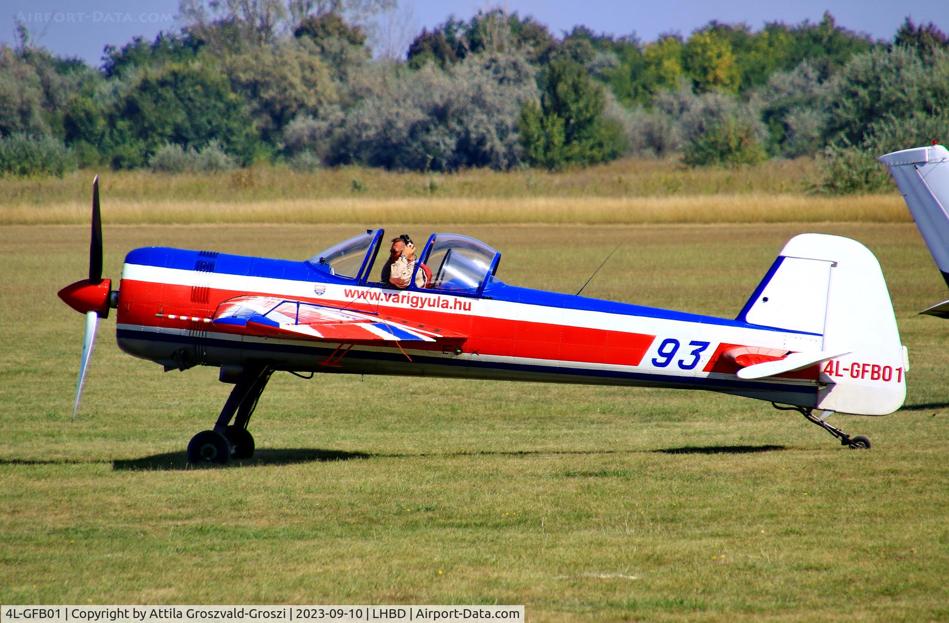 4L-GFB01, Yakovlev Yak-55 C/N 901010, LHBD - Börgönd Airport-Börgönd, Hungary - Börgönd Air Show 2023