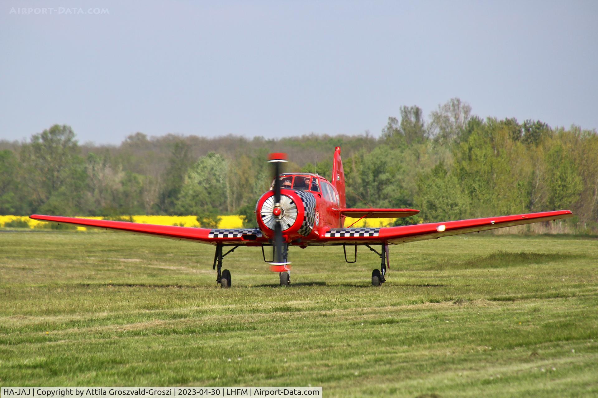 HA-JAJ, 1980 Yakovlev Yak-18T C/N 22202040216, LHFM - Fertöszentmiklós Meidl-Airport, Hungary - Skyview Airshow 2023
