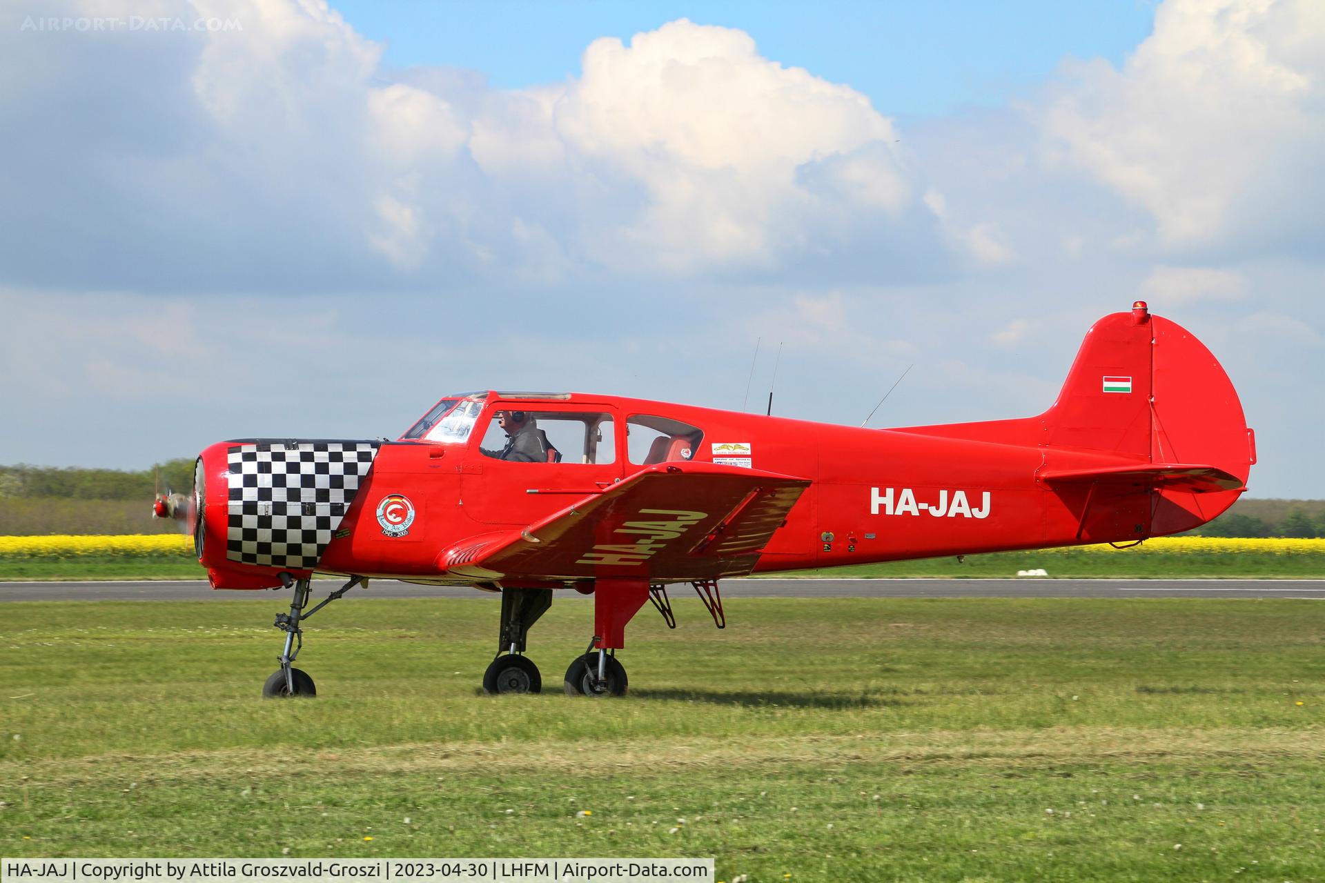 HA-JAJ, 1980 Yakovlev Yak-18T C/N 22202040216, LHFM - Fertöszentmiklós Meidl-Airport, Hungary - Skyview Airshow 2023