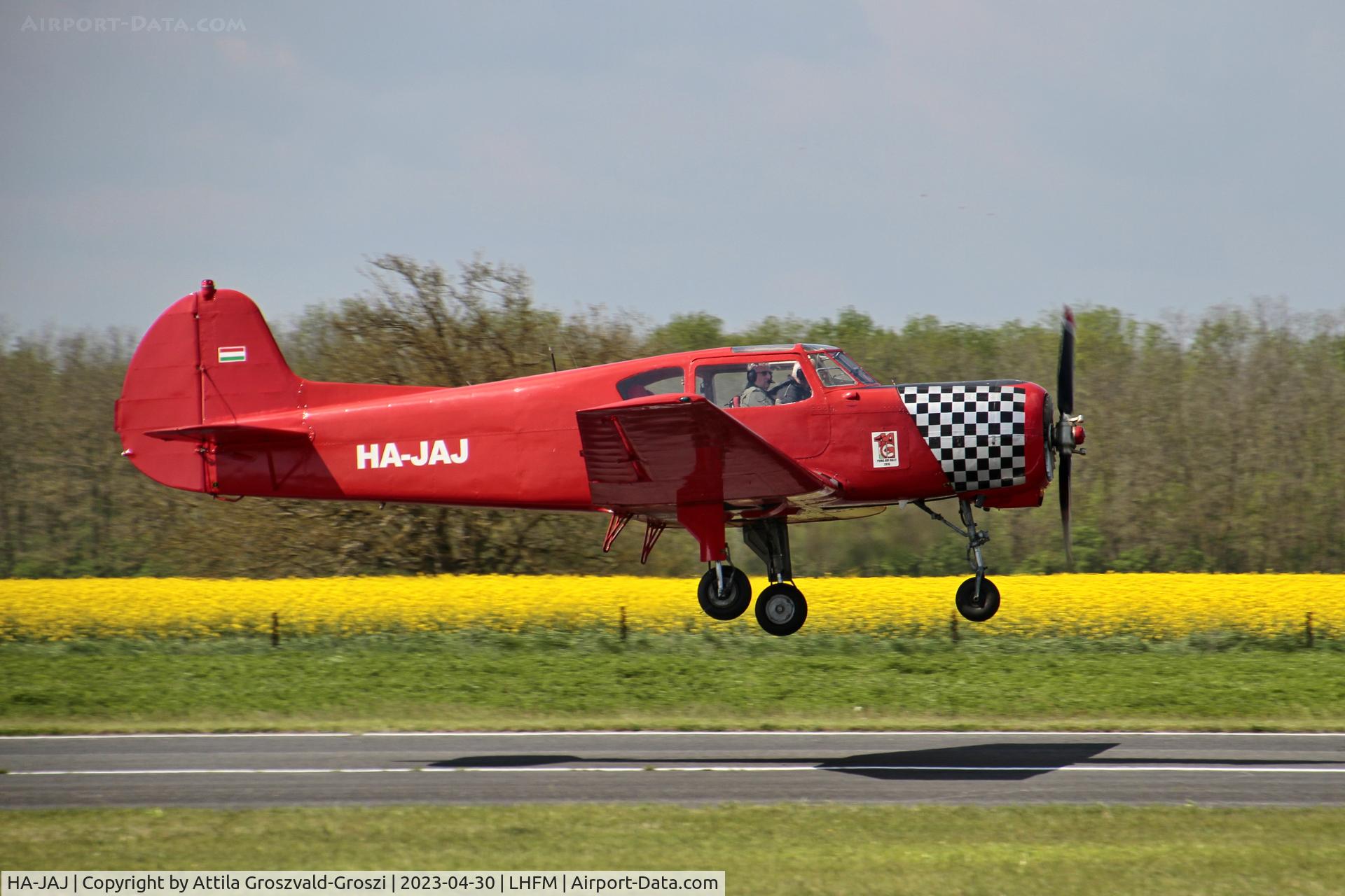 HA-JAJ, 1980 Yakovlev Yak-18T C/N 22202040216, LHFM - Fertöszentmiklós Meidl-Airport, Hungary - Skyview Airshow 2023