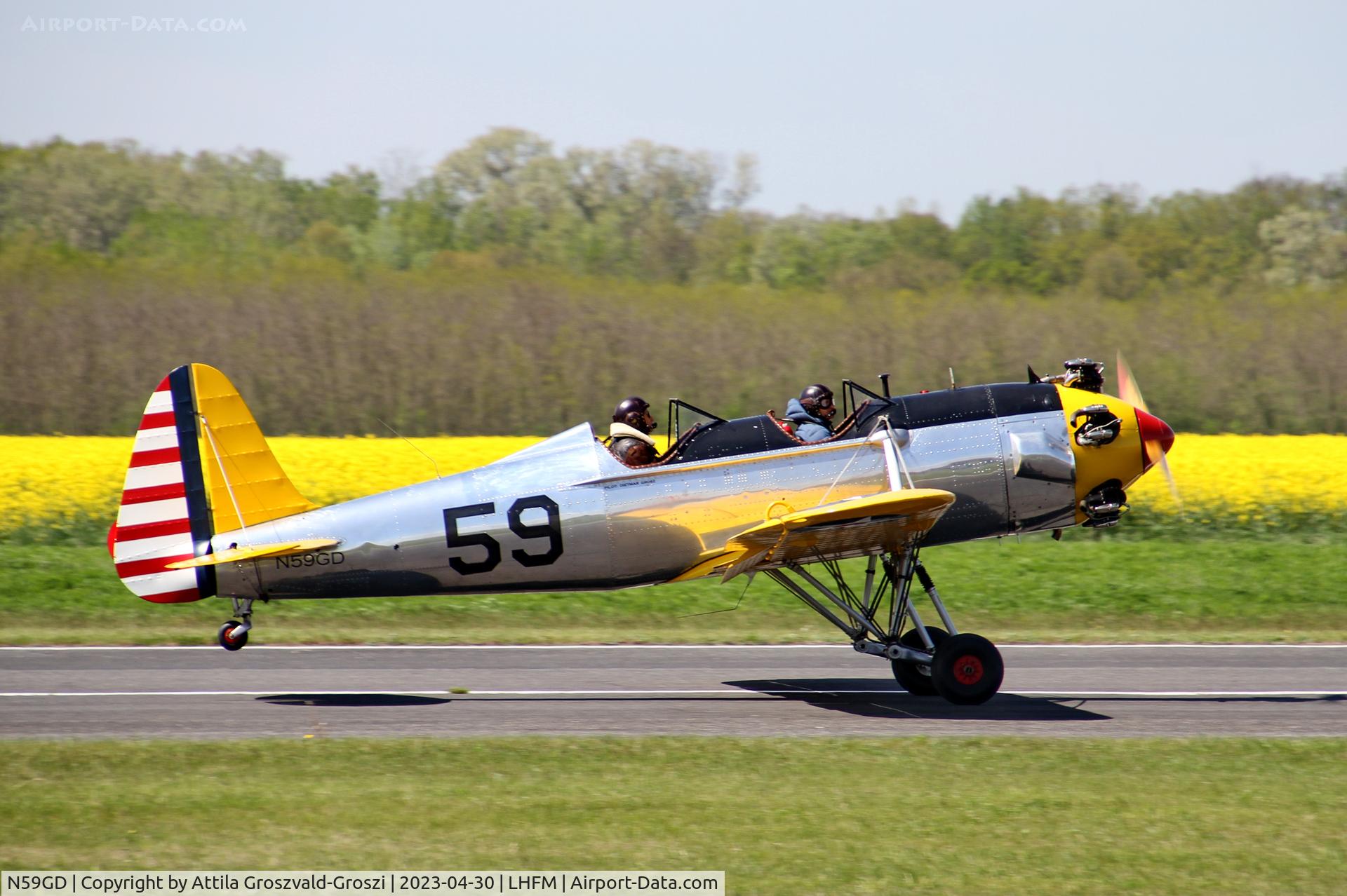 N59GD, 1942 Ryan Aeronautical ST3KR C/N 2186, LHFM - Fertöszentmiklós Meidl-Airport, Hungary - Skyview Airshow 2023