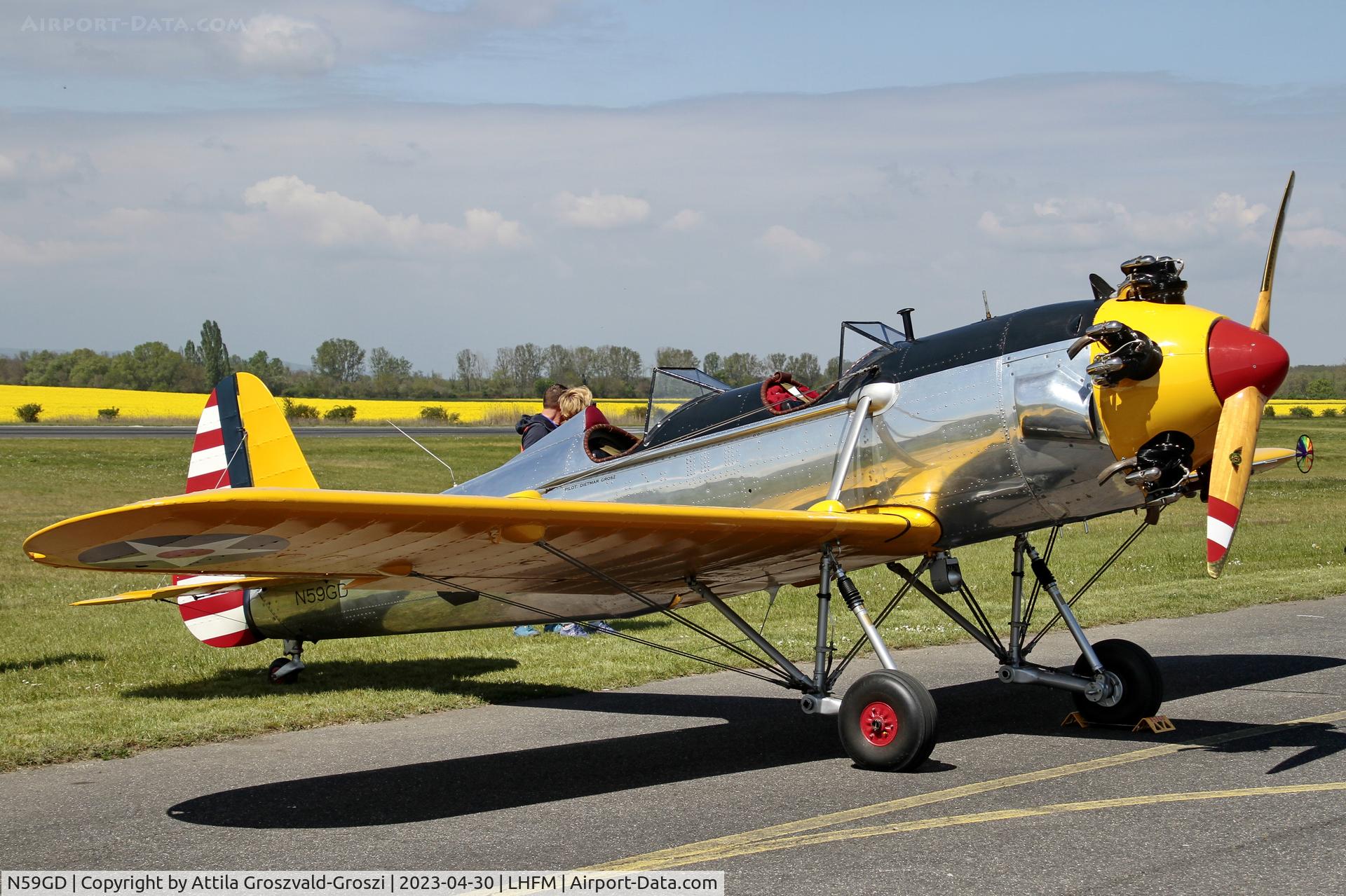 N59GD, 1942 Ryan Aeronautical ST3KR C/N 2186, LHFM - Fertöszentmiklós Meidl-Airport, Hungary - Skyview Airshow 2023