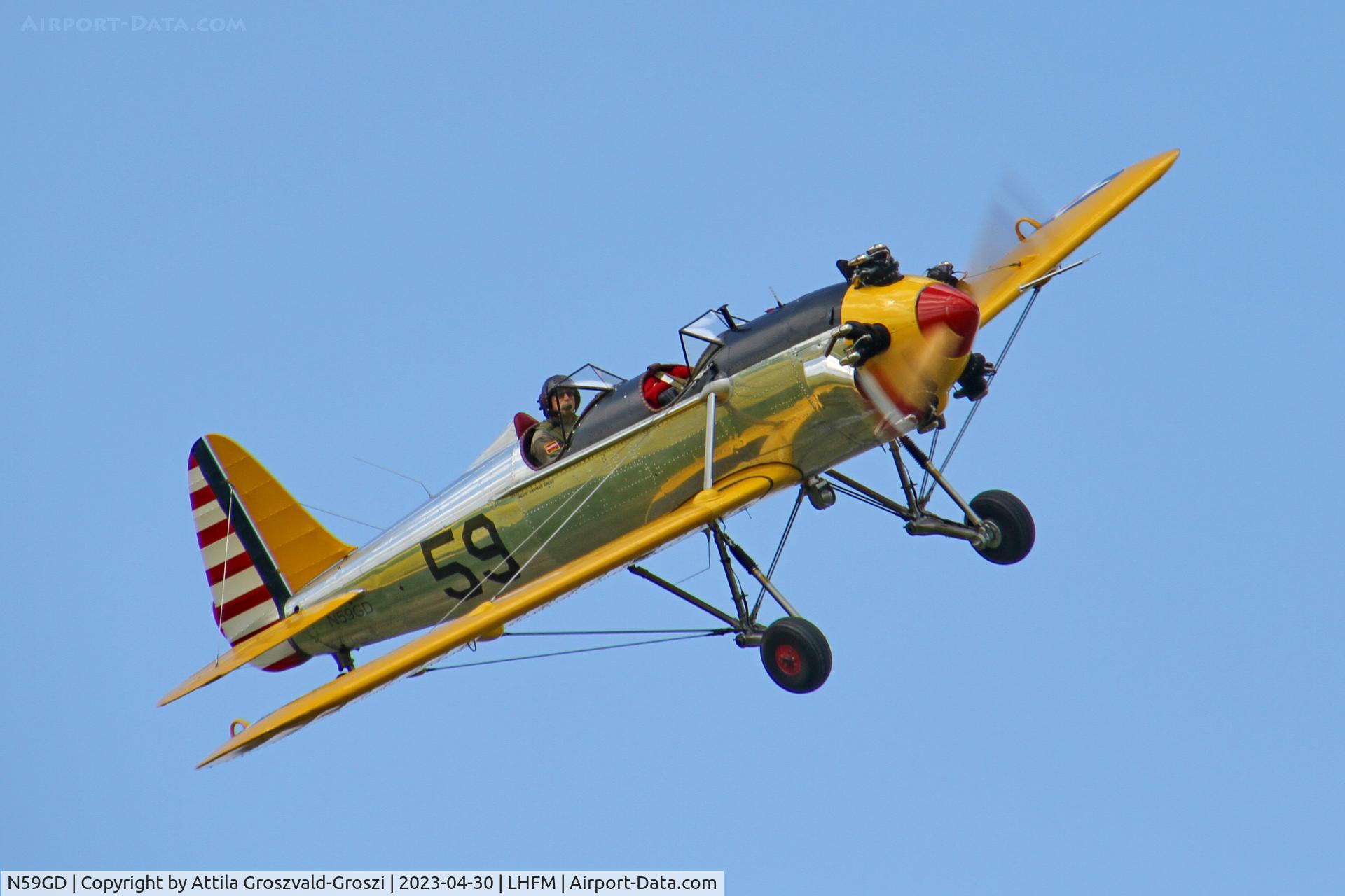 N59GD, 1942 Ryan Aeronautical ST3KR C/N 2186, LHFM - Fertöszentmiklós Meidl-Airport, Hungary - Skyview Airshow 2023
