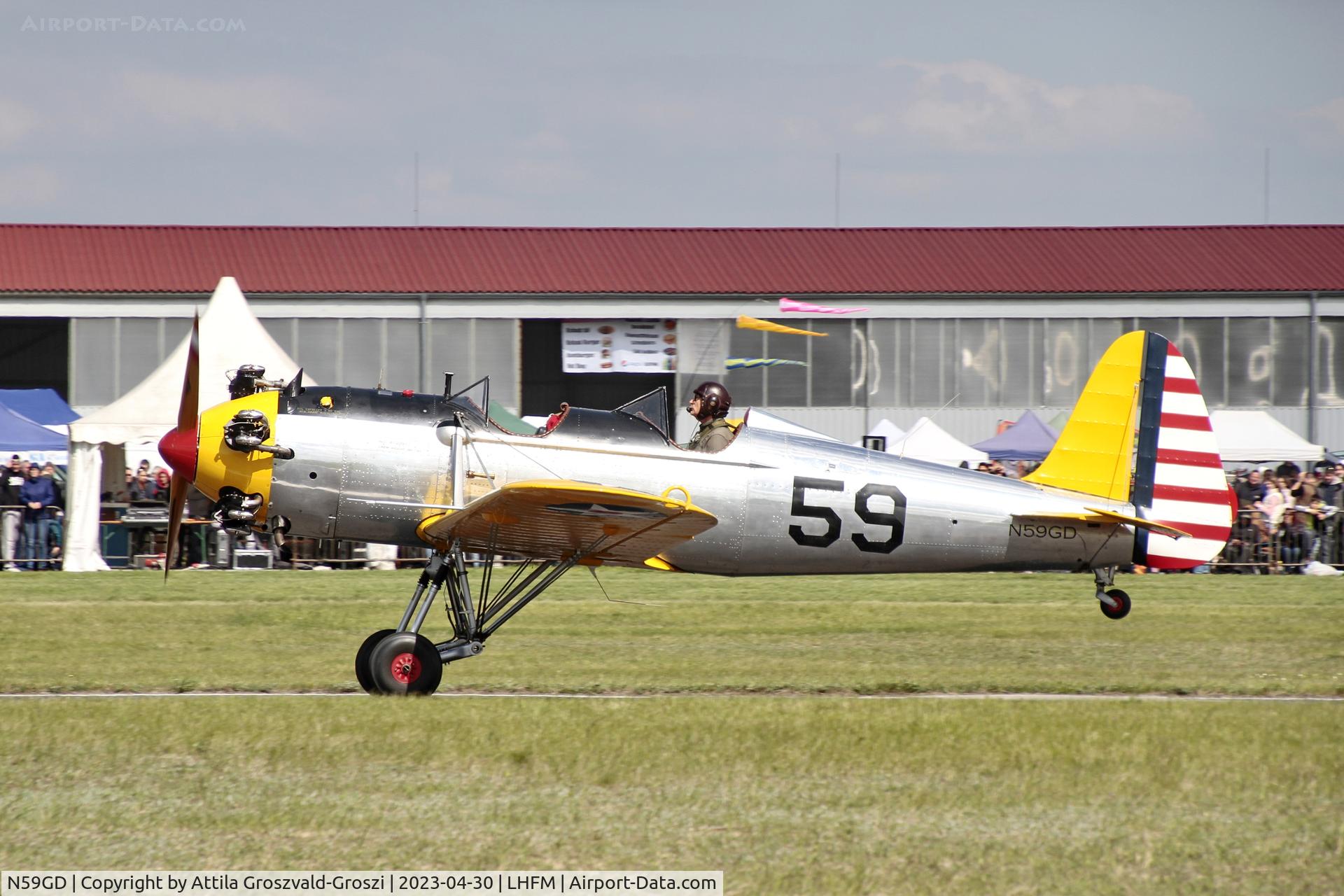 N59GD, 1942 Ryan Aeronautical ST3KR C/N 2186, LHFM - Fertöszentmiklós Meidl-Airport, Hungary - Skyview Airshow 2023