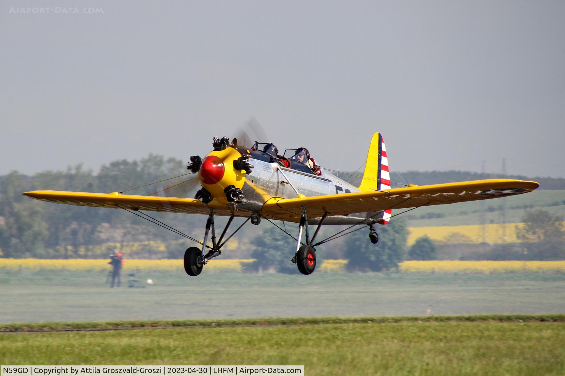 N59GD, 1942 Ryan Aeronautical ST3KR C/N 2186, LHFM - Fertöszentmiklós Meidl-Airport, Hungary - Skyview Airshow 2023
