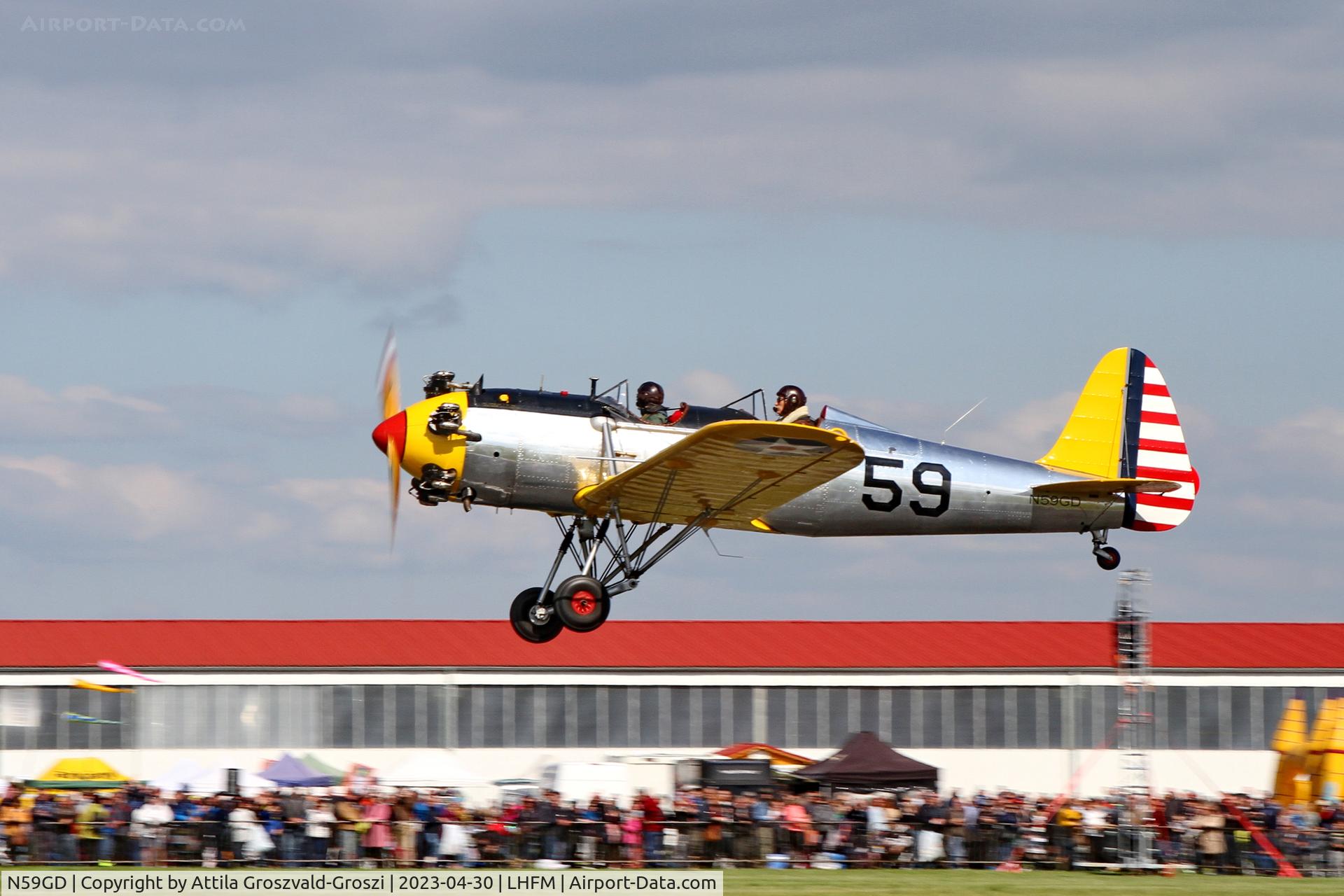 N59GD, 1942 Ryan Aeronautical ST3KR C/N 2186, LHFM - Fertöszentmiklós Meidl-Airport, Hungary - Skyview Airshow 2023