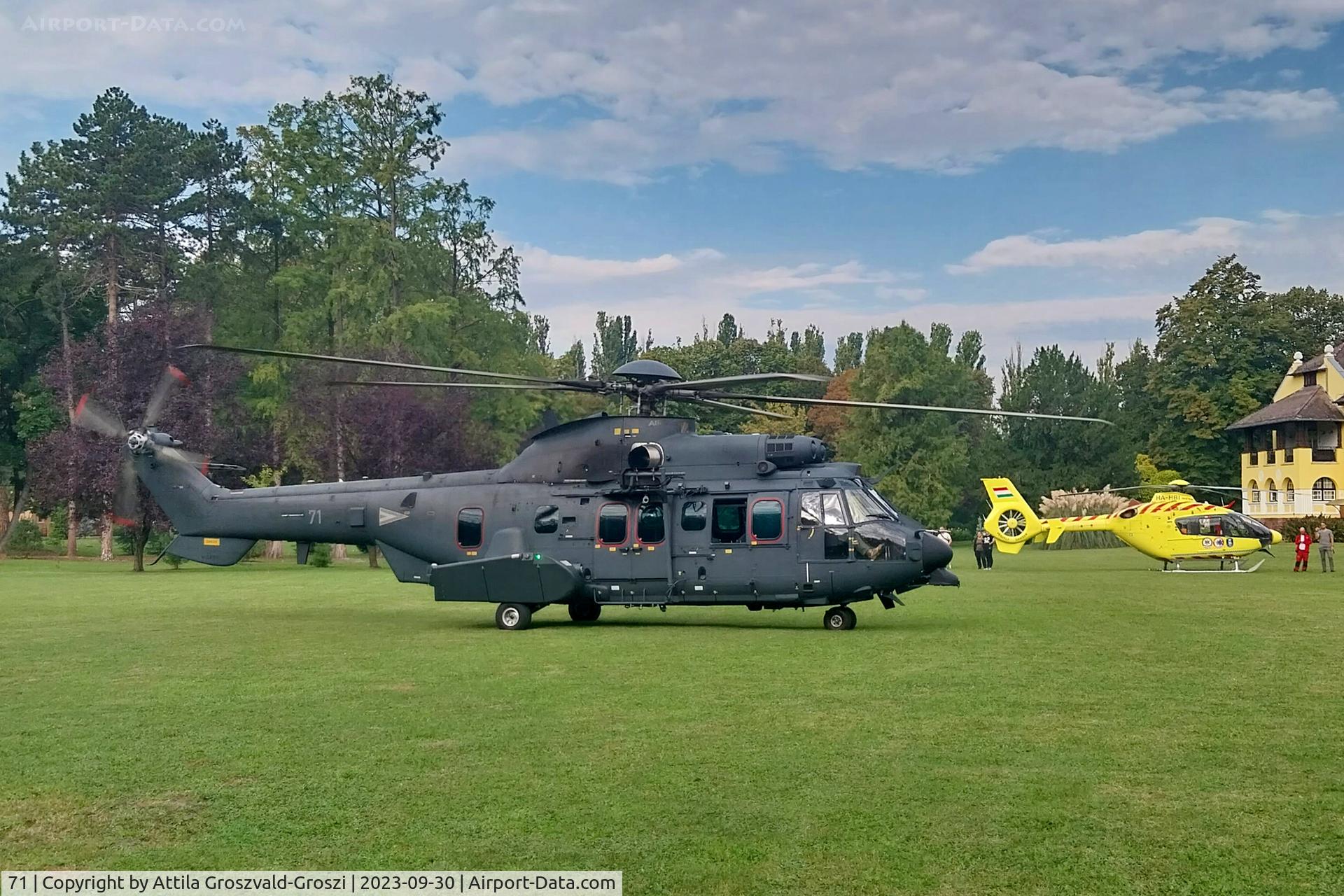71, 2023 Airbus Helicopters H225M C/N 3122, Balatonkenese Hungarian Armed Forces Recreation, Training and Conference Center