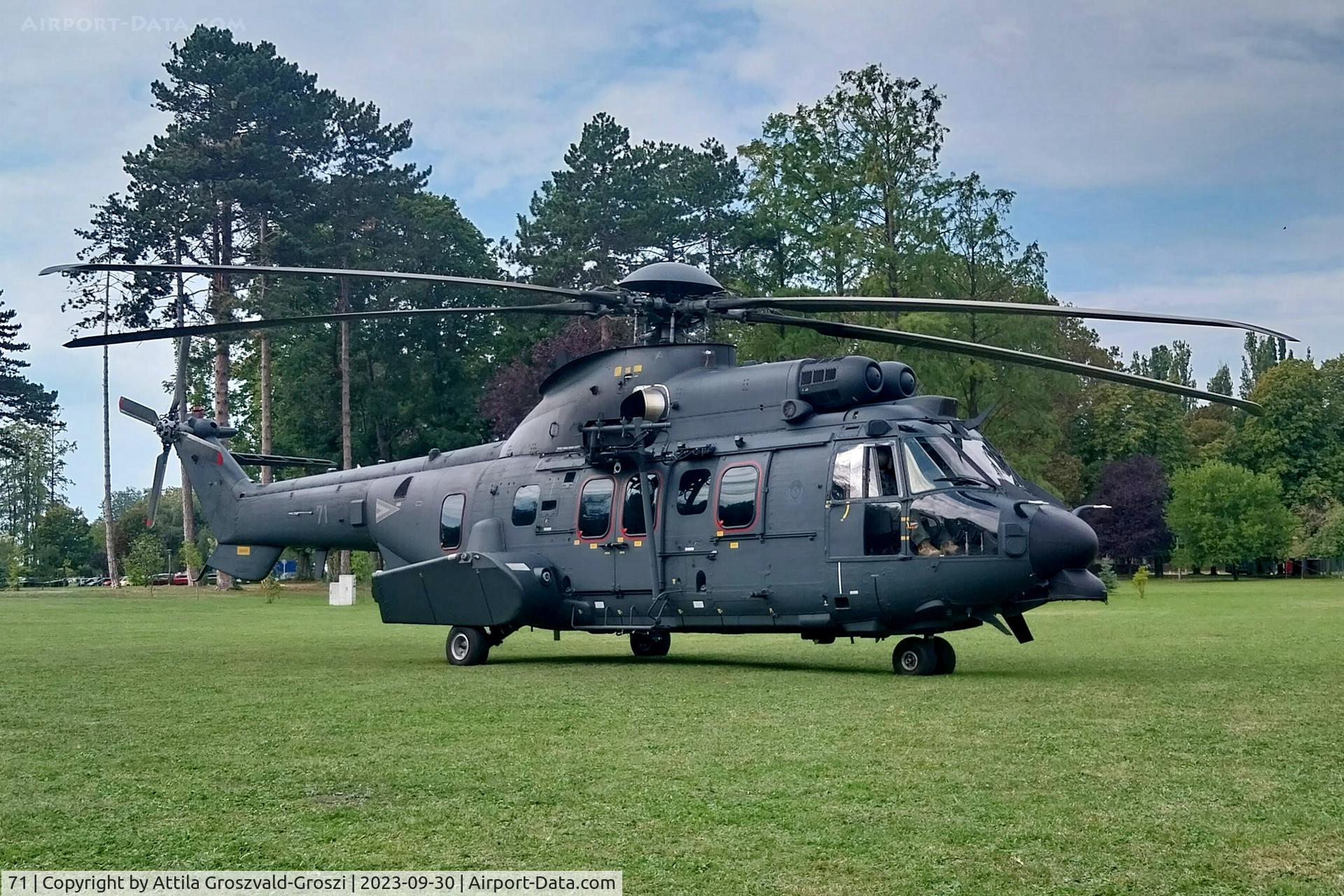 71, 2023 Airbus Helicopters H225M C/N 3122, Balatonkenese Hungarian Armed Forces Recreation, Training and Conference Center