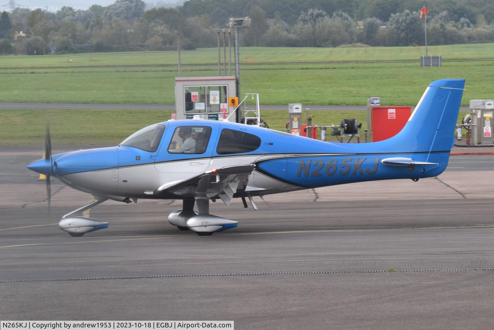 N265KJ, 2021 Cirrus SR22T C/N 2307, N265KJ at Gloucestershire Airport.