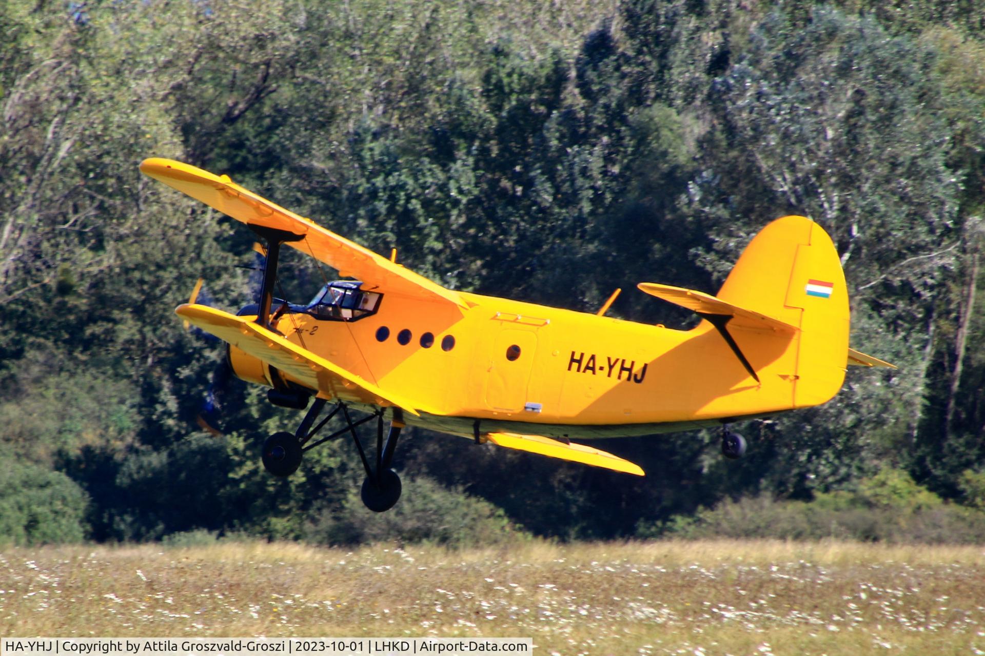 HA-YHJ, PZL-Mielec An-2TP C/N 1G238-53, LHKD - Kecskéd Airport, Hungary