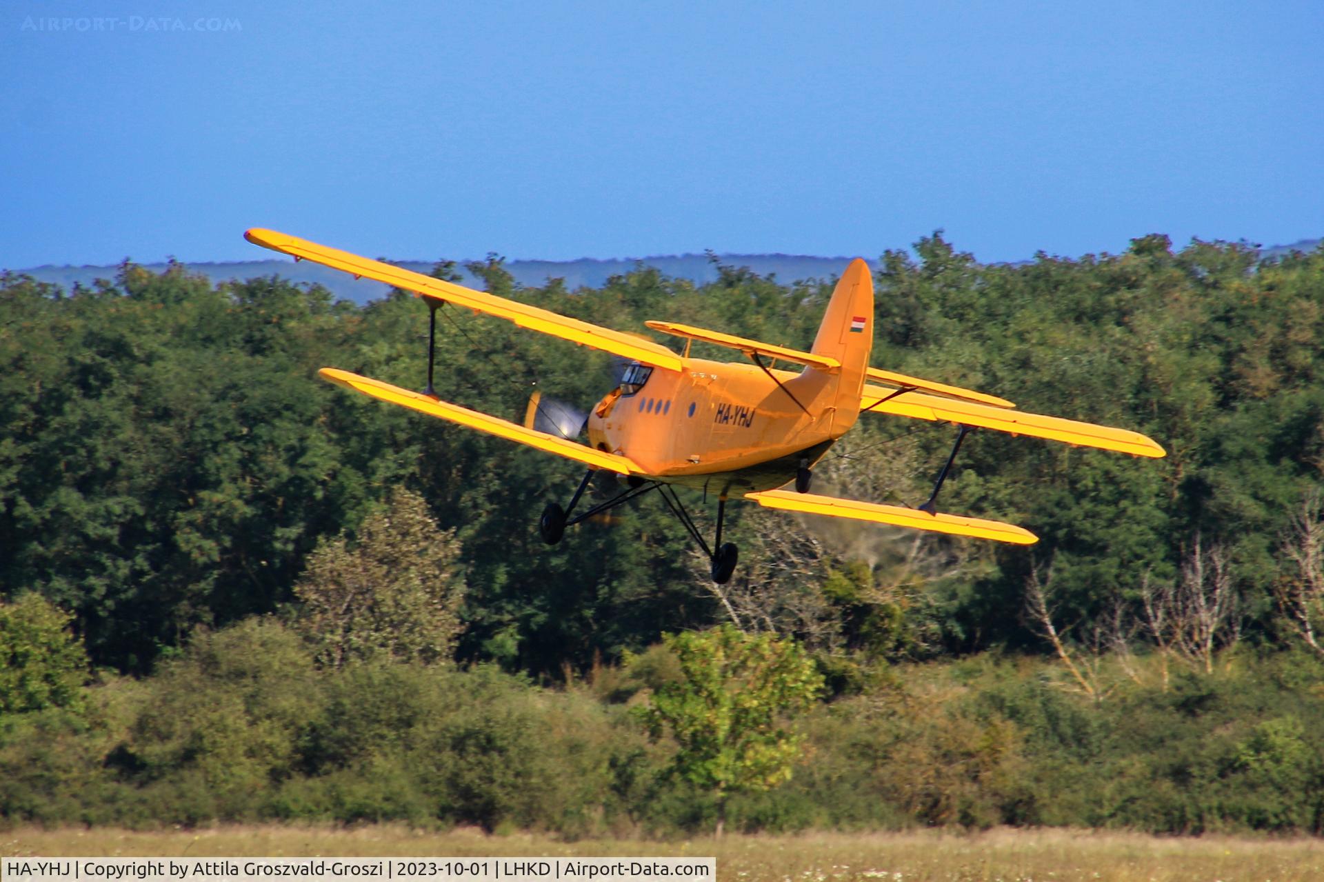 HA-YHJ, PZL-Mielec An-2TP C/N 1G238-53, LHKD - Kecskéd Airport, Hungary