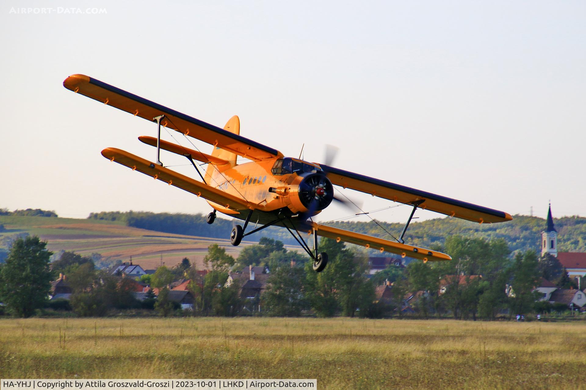 HA-YHJ, PZL-Mielec An-2TP C/N 1G238-53, LHKD - Kecskéd Airport, Hungary