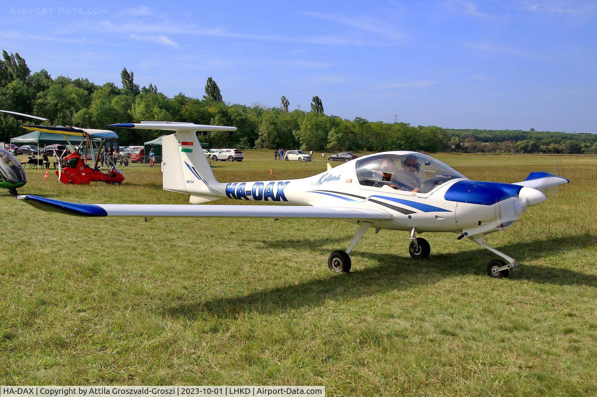 HA-DAX, HOAC DV-20 Katana C/N 20114, LHKD - Kecskéd Airport, Hungary