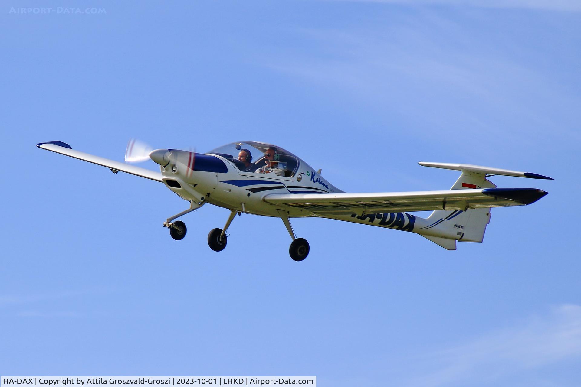 HA-DAX, HOAC DV-20 Katana C/N 20114, LHKD - Kecskéd Airport, Hungary