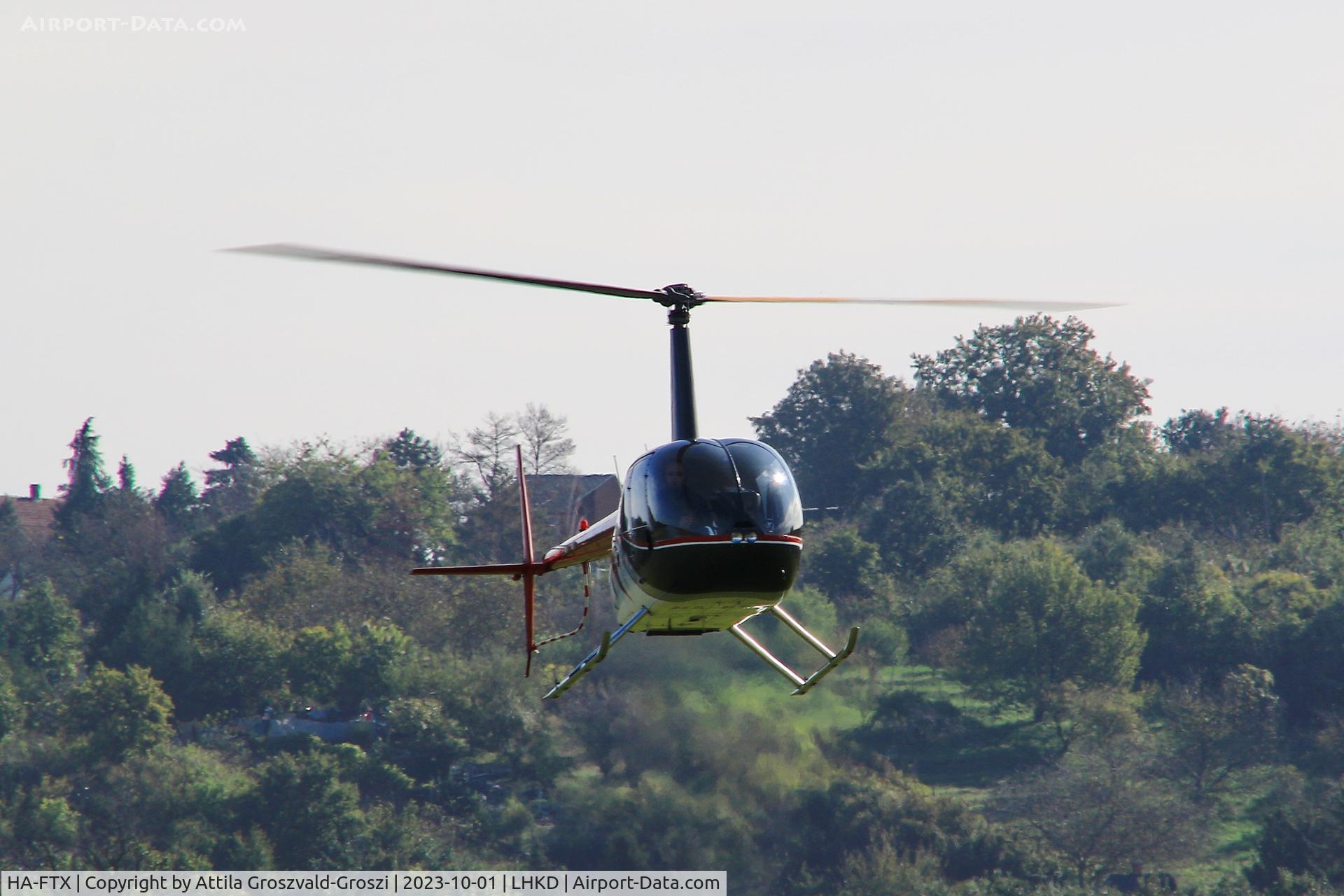 HA-FTX, 2007 Robinson R44 Raven II C/N 11742, LHKD - Kecskéd Airport, Hungary