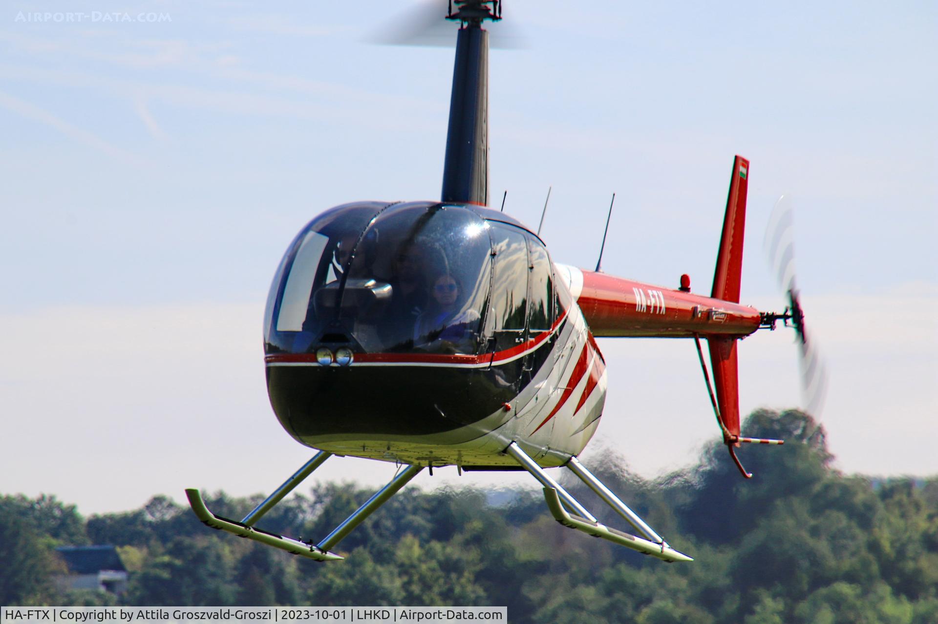 HA-FTX, 2007 Robinson R44 Raven II C/N 11742, LHKD - Kecskéd Airport, Hungary