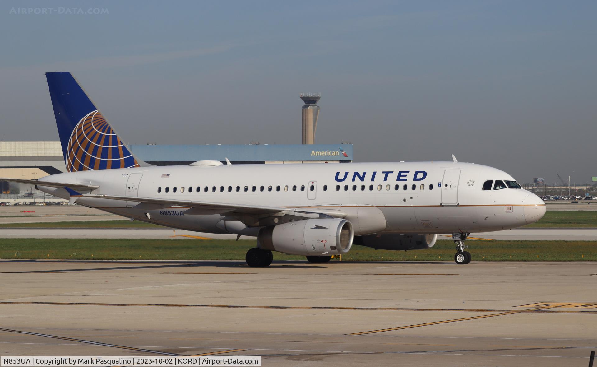 N853UA, 2002 Airbus A319-131 C/N 1688, Airbus A319-131