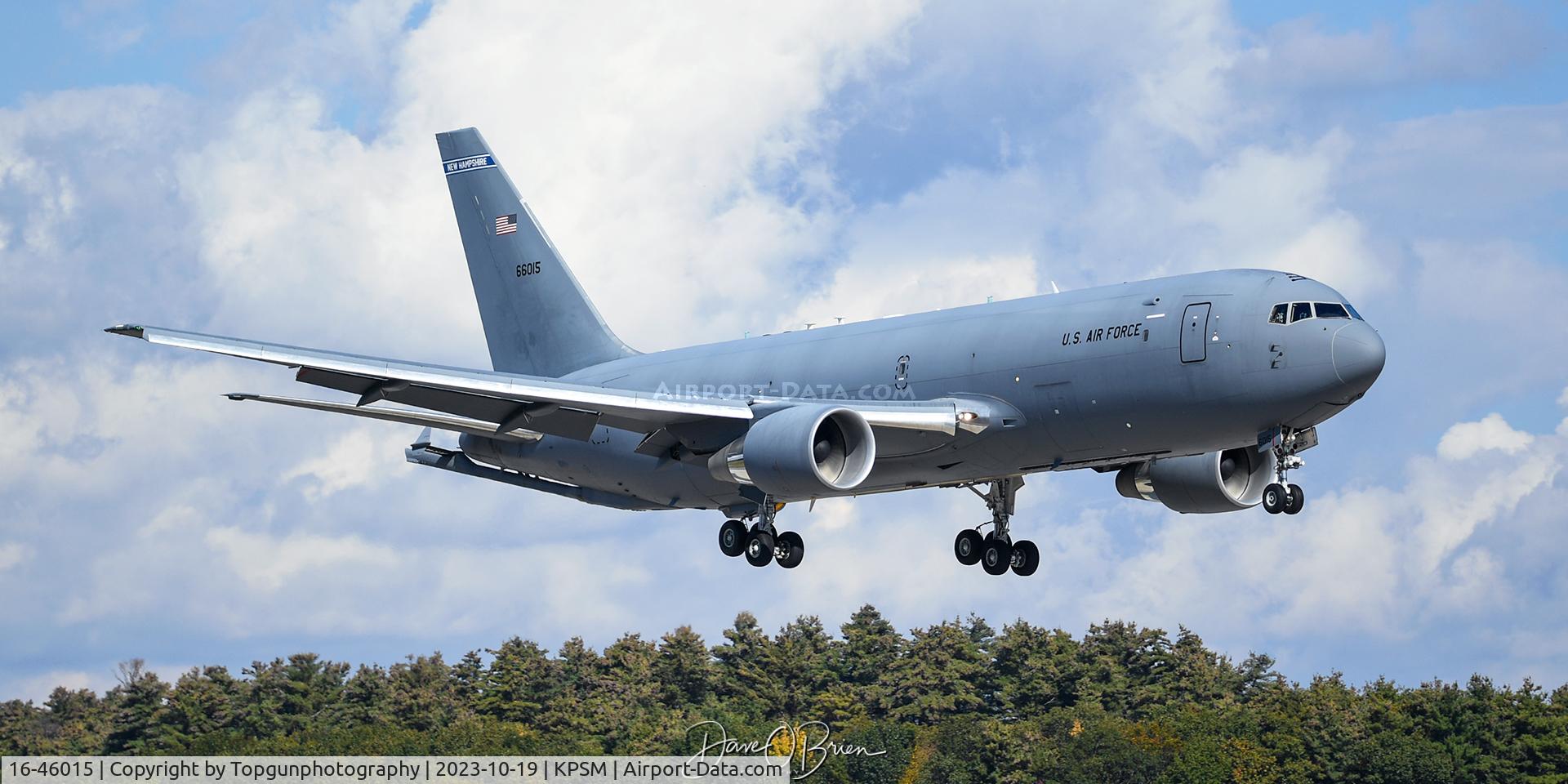 16-46015, 2019 Boeing KC-46A Pegasus C/N 34134, PACK42 returns from its morning sortie