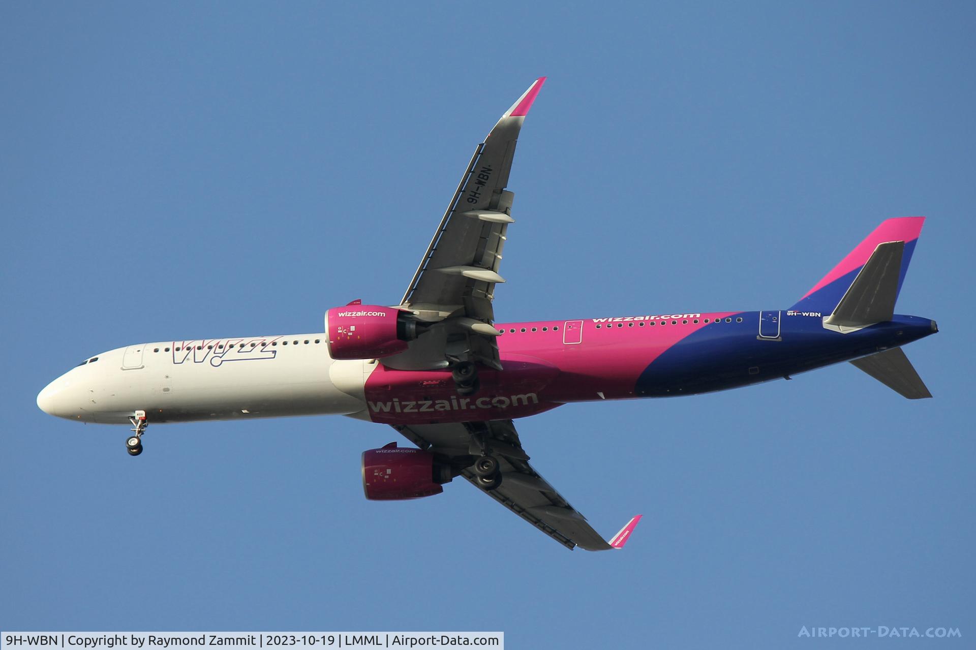 9H-WBN, 2022 Airbus A321-271NX C/N 10894, A321Neo 9H-WBN Wizzair Malta