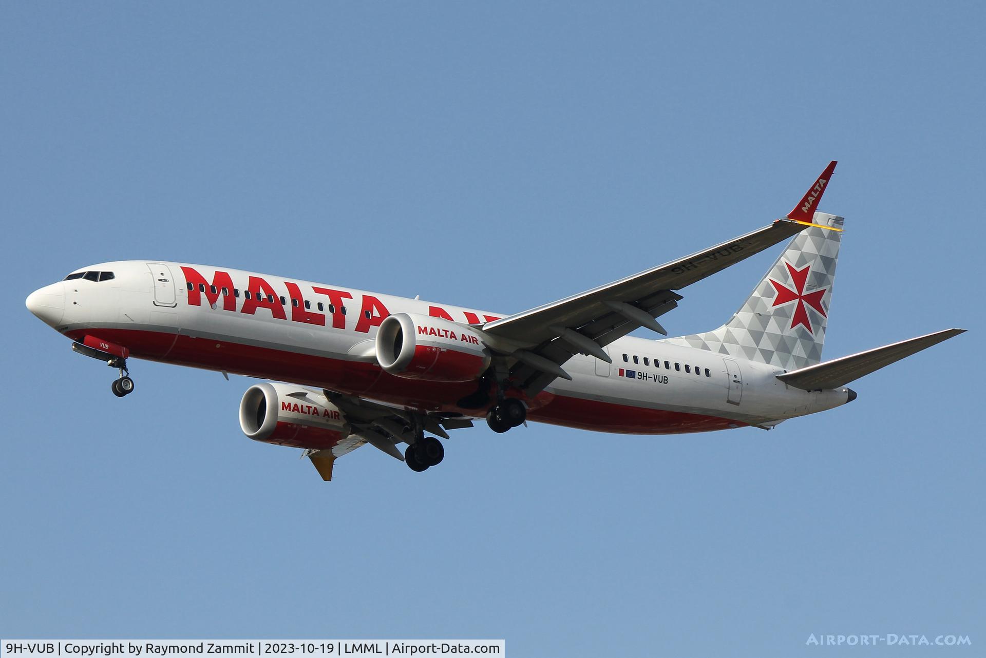 9H-VUB, 2021 Boeing 737-8-200 MAX C/N 65877, B737-8 MAX 9H-VUB Malta Air