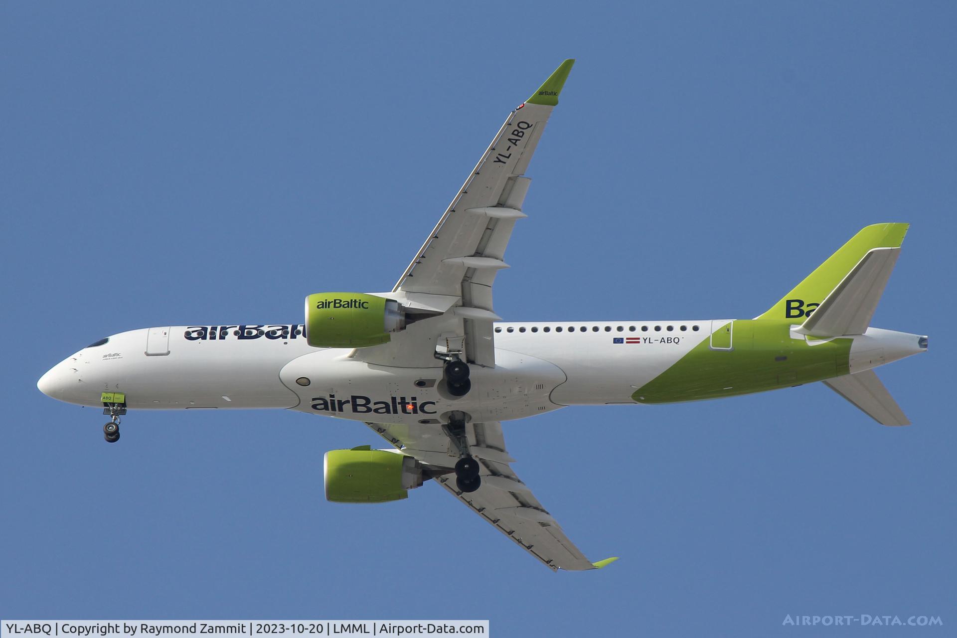 YL-ABQ, 2023 Airbus A220-371 C/N 55238, A220 YL-ABQ Air Baltic
