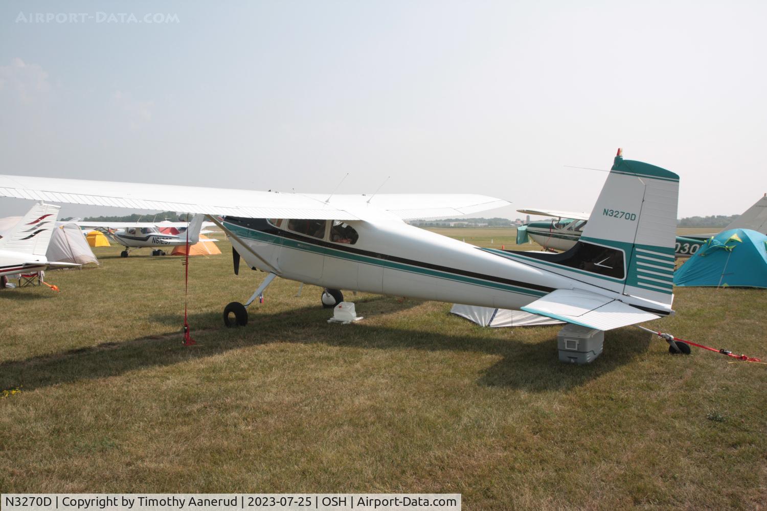 N3270D, 1955 Cessna 180 C/N 32068, 1955 Cessna 180, c/n: 32068. AirVenture 2023