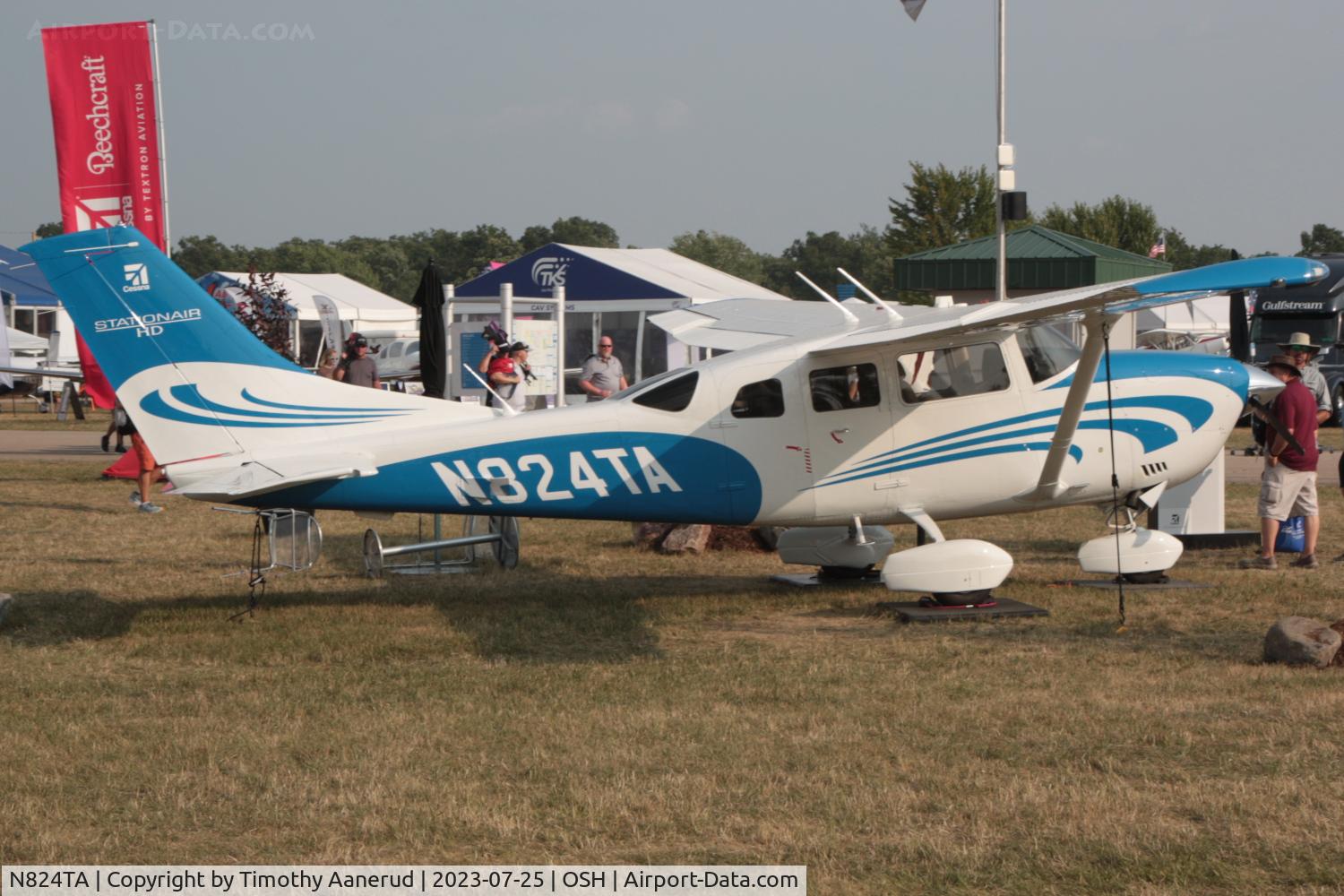 N824TA, 2023 Cessna T206H Turbo Stationair C/N T20609724, 2023 Cessna T206H, c/n: T20609724. AirVenture 2023