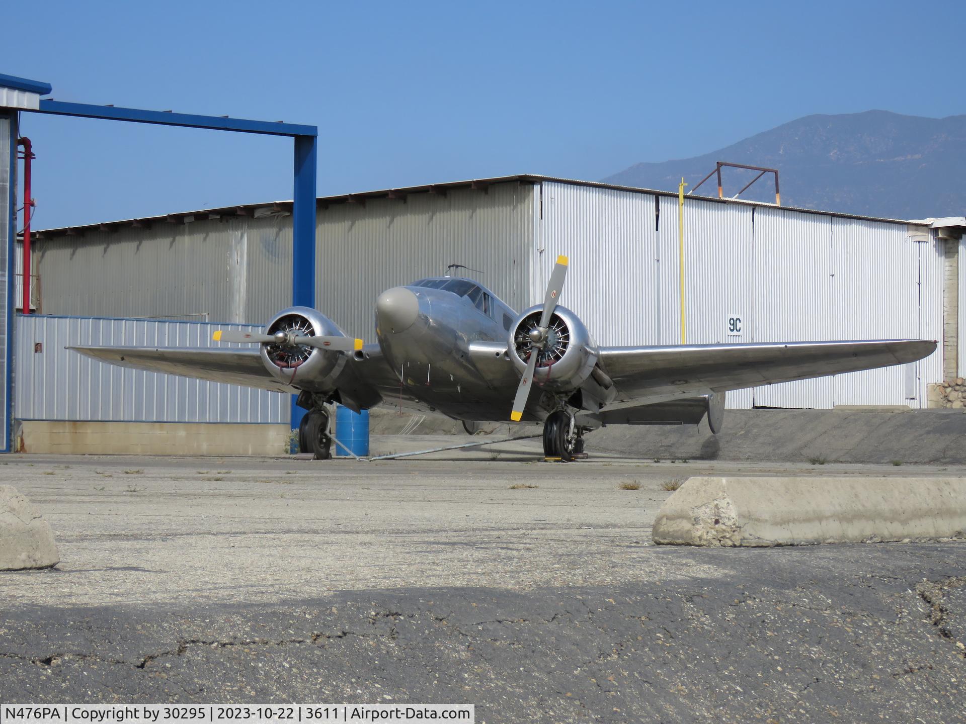 N476PA, 1952 Beech Expeditor 3NM (D18S) C/N CA-265, Waiting at paint shop