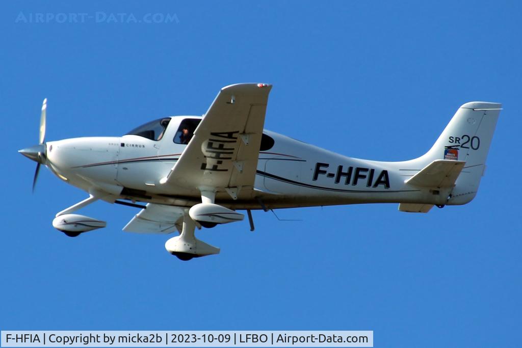 F-HFIA, Cirrus SR20 C/N 2090, Take off