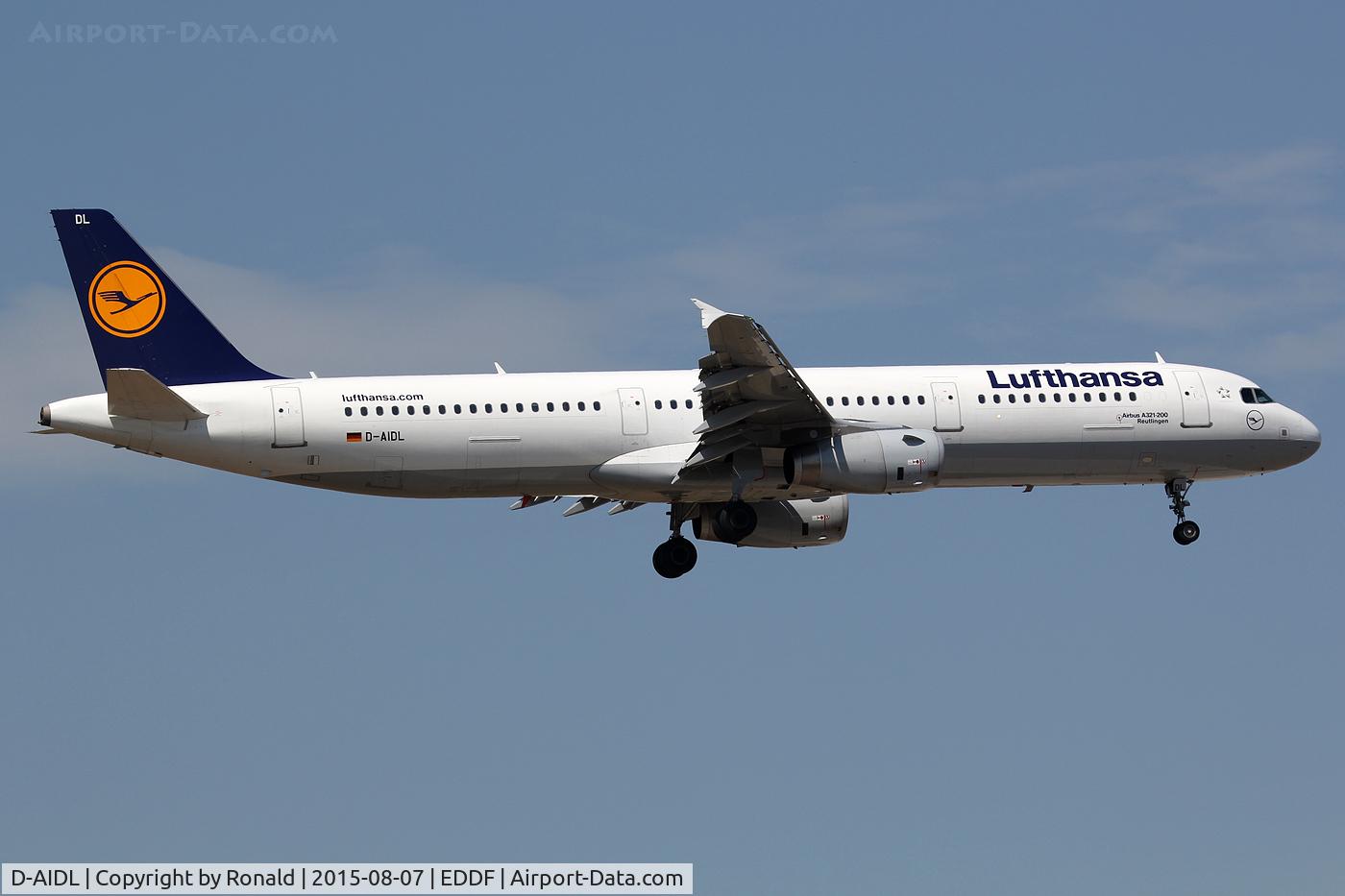 D-AIDL, 2011 Airbus A321-231 C/N 4881, at fra