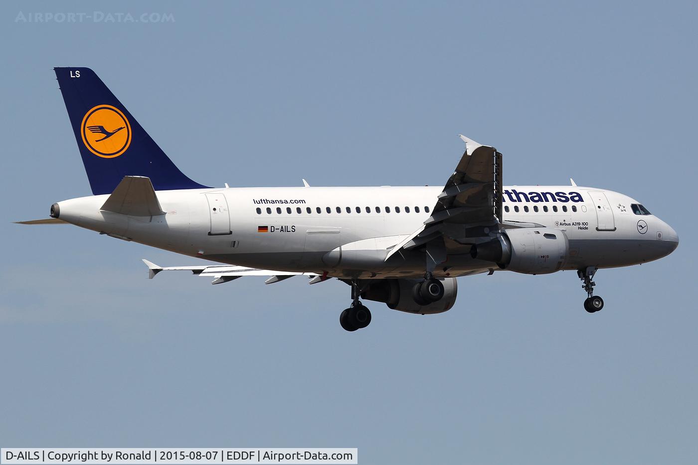 D-AILS, 1997 Airbus A319-114 C/N 729, at fra
