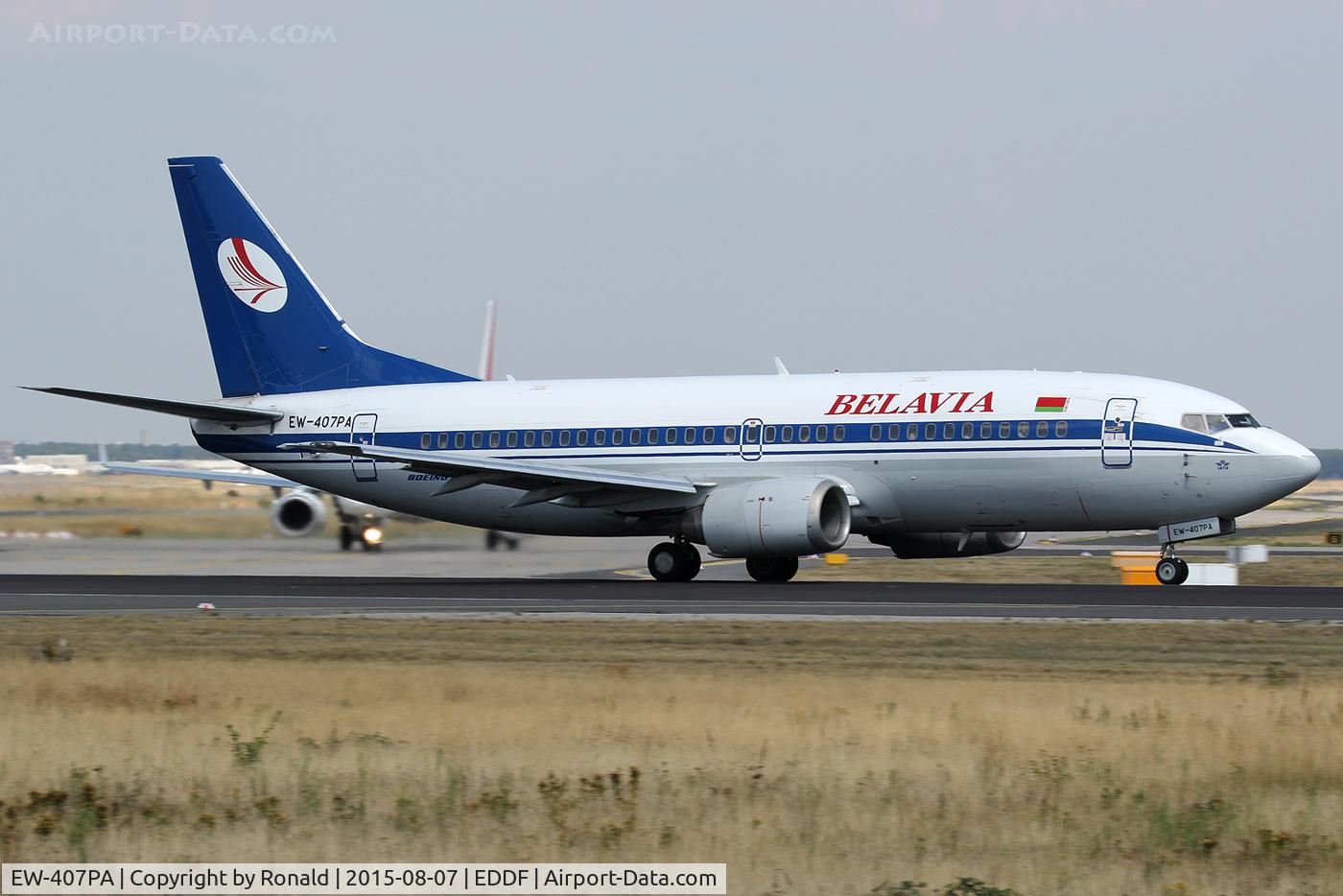 EW-407PA, 1996 Boeing 737-36M C/N 28332, at fra