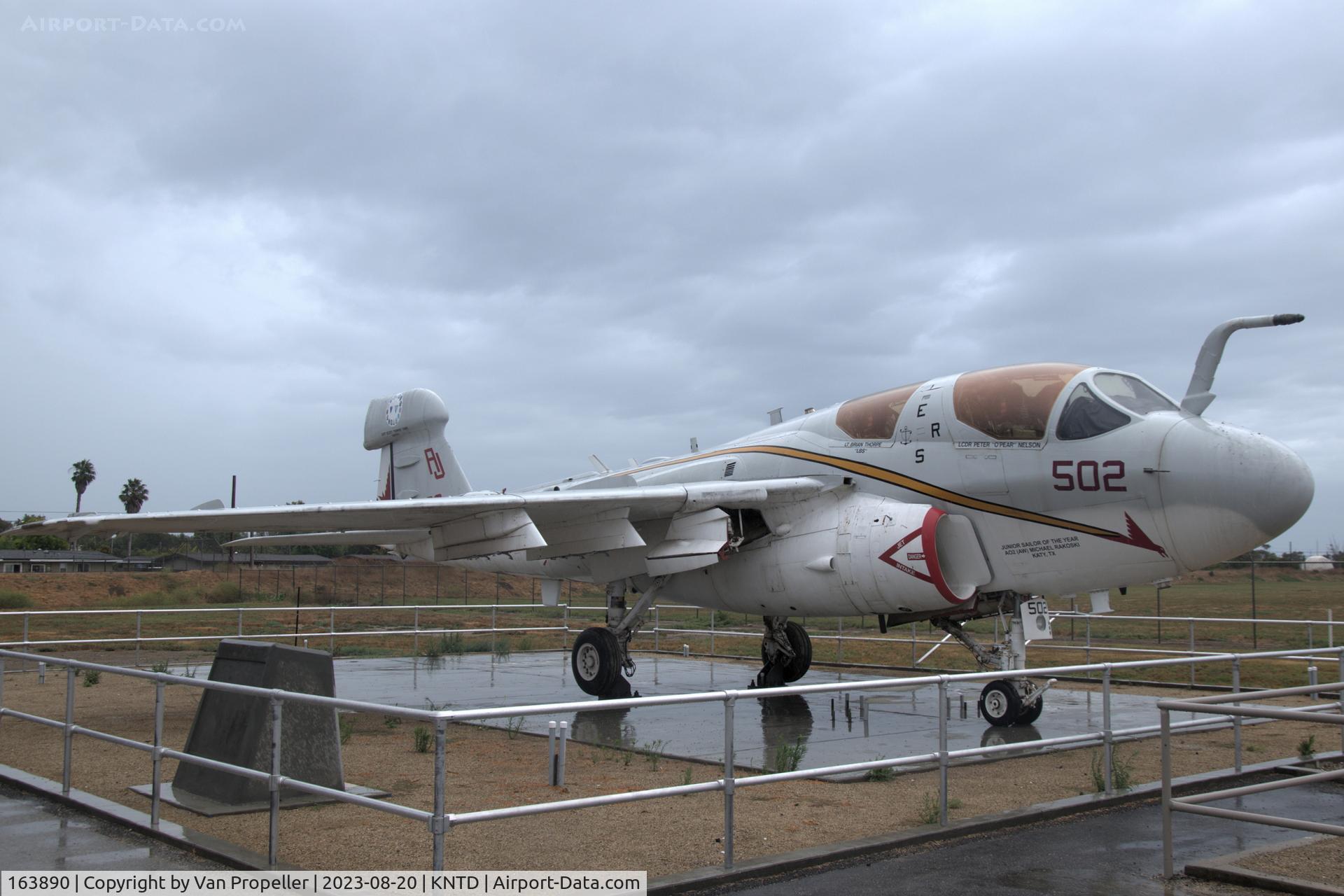 163890, Grumman EA-6B Prowler C/N P-165, Grumman EA-6B-130-GR Prowler preserved in 