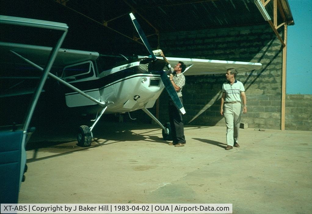 XT-ABS, 1980 Cessna 180 Skywagon C/N 0000, XT-ABS seen in Ouagadougou, 1983