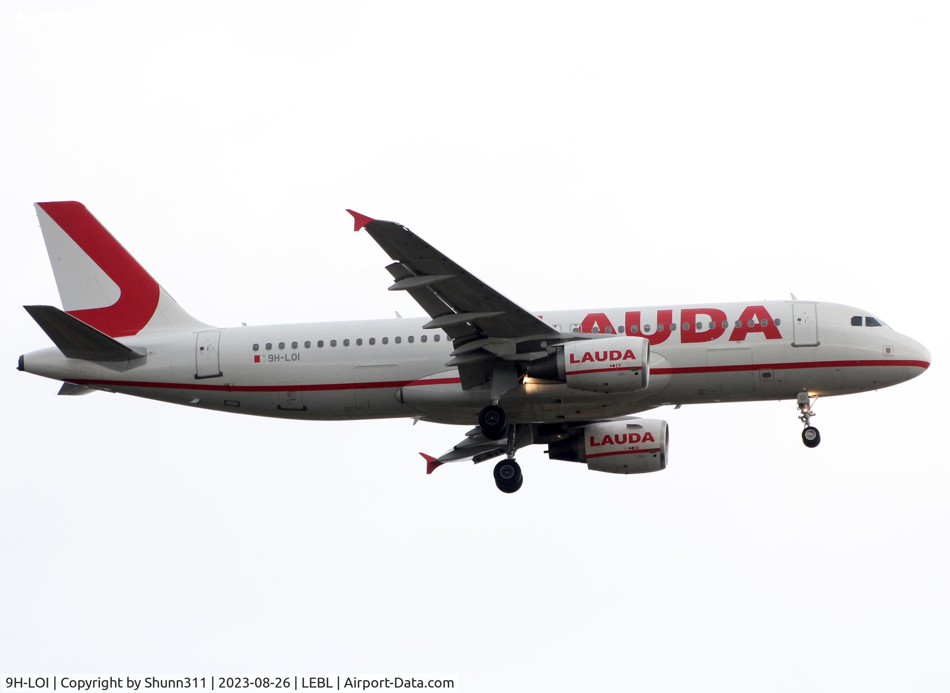 9H-LOI, 2006 Airbus A320-214 C/N 2994, Landing rwy 06L