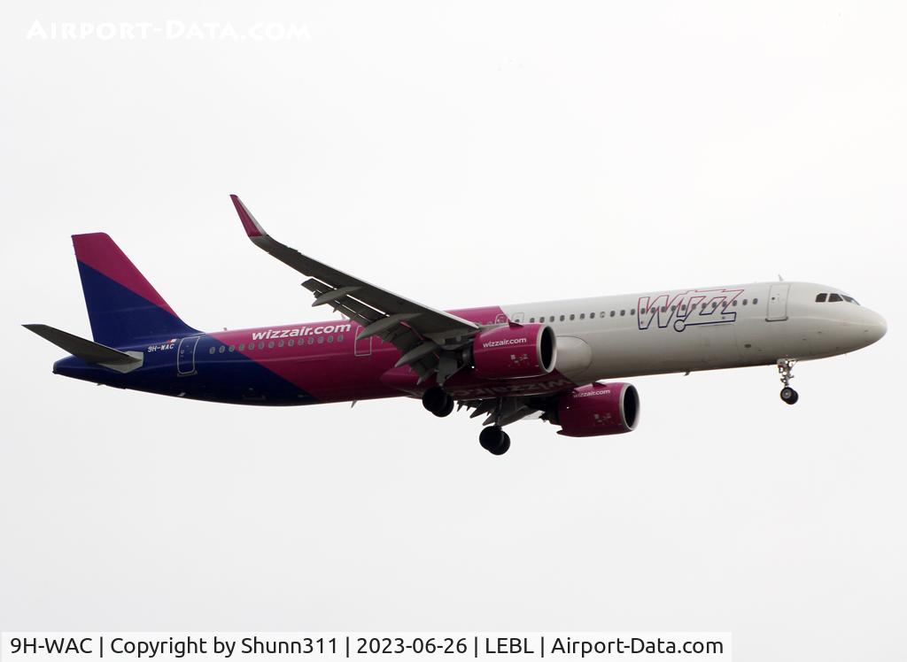 9H-WAC, 2022 Airbus A321-271NX C/N 11017, Landing rwy 06L