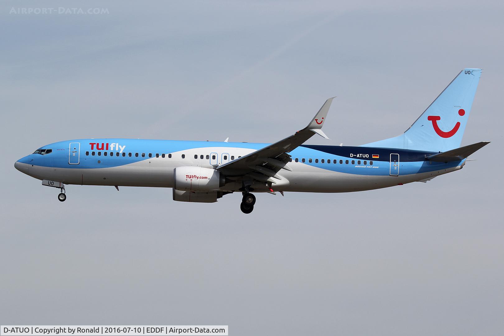 D-ATUO, 2015 Boeing 737-8K2 C/N 41661, at fra