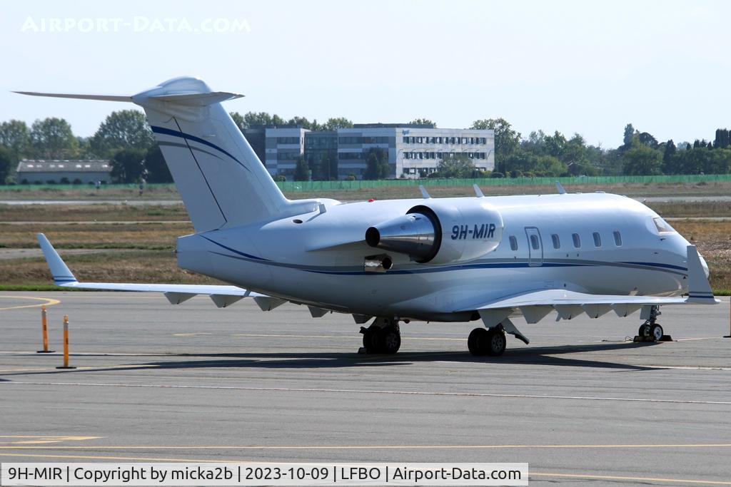 9H-MIR, 1998 Bombardier Challenger 604 (CL-600-2B16) C/N 5368, Parked