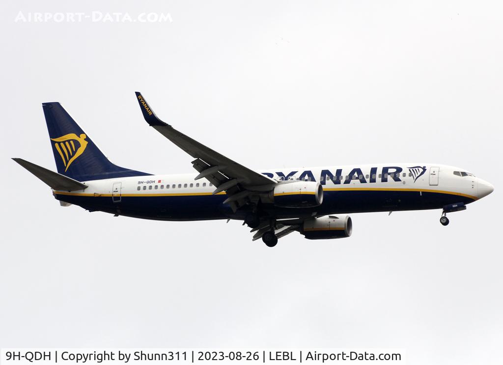 9H-QDH, 2016 Boeing 737-8AS C/N 44757, Landing rwy 06L...
