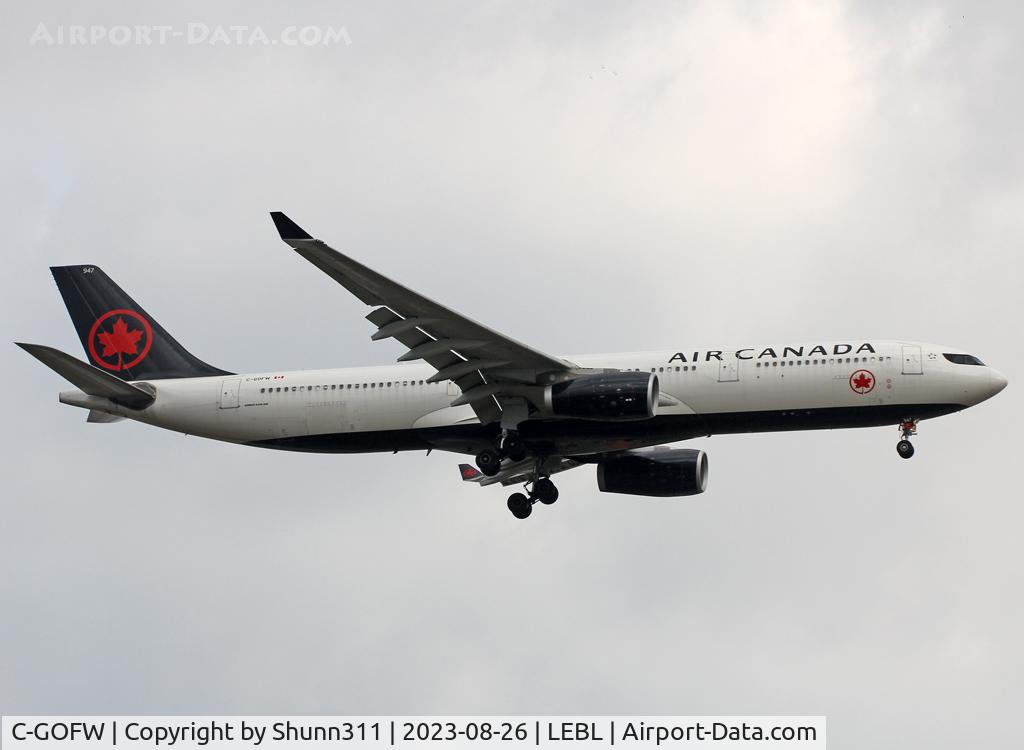 C-GOFW, 2013 Airbus A330-343X C/N 1485, Landing rwy 06L