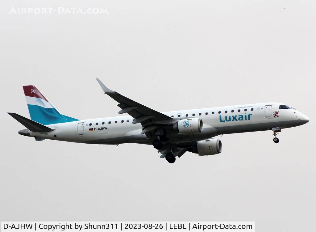 D-AJHW, 2006 Embraer 190LR (ERJ-190-100LR) C/N 19000061, Landing rwy 06L