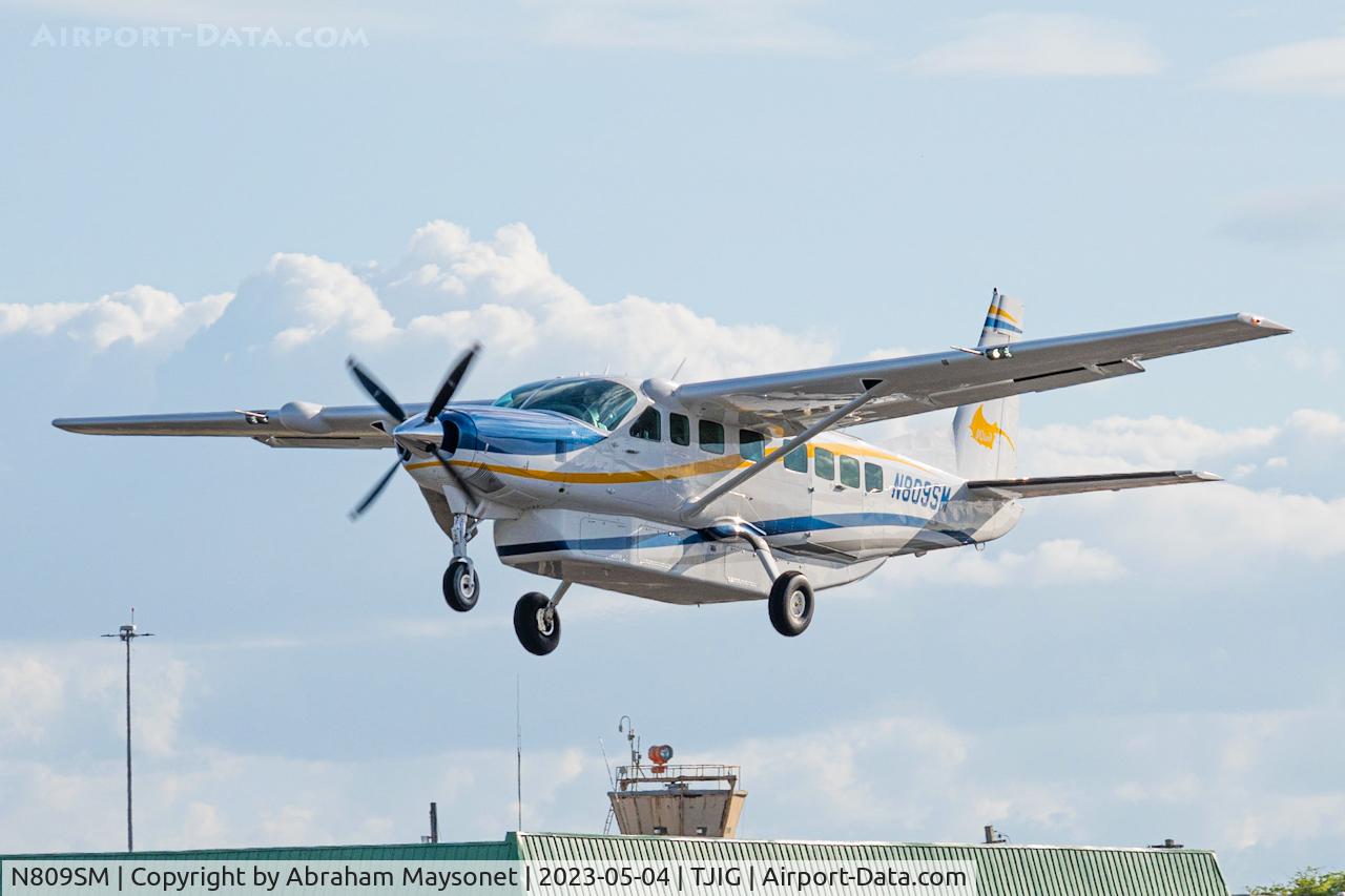 N809SM, 2023 Cessna 208B Grand Caravan EX C/N 208B5725, Departing from SIG Airport