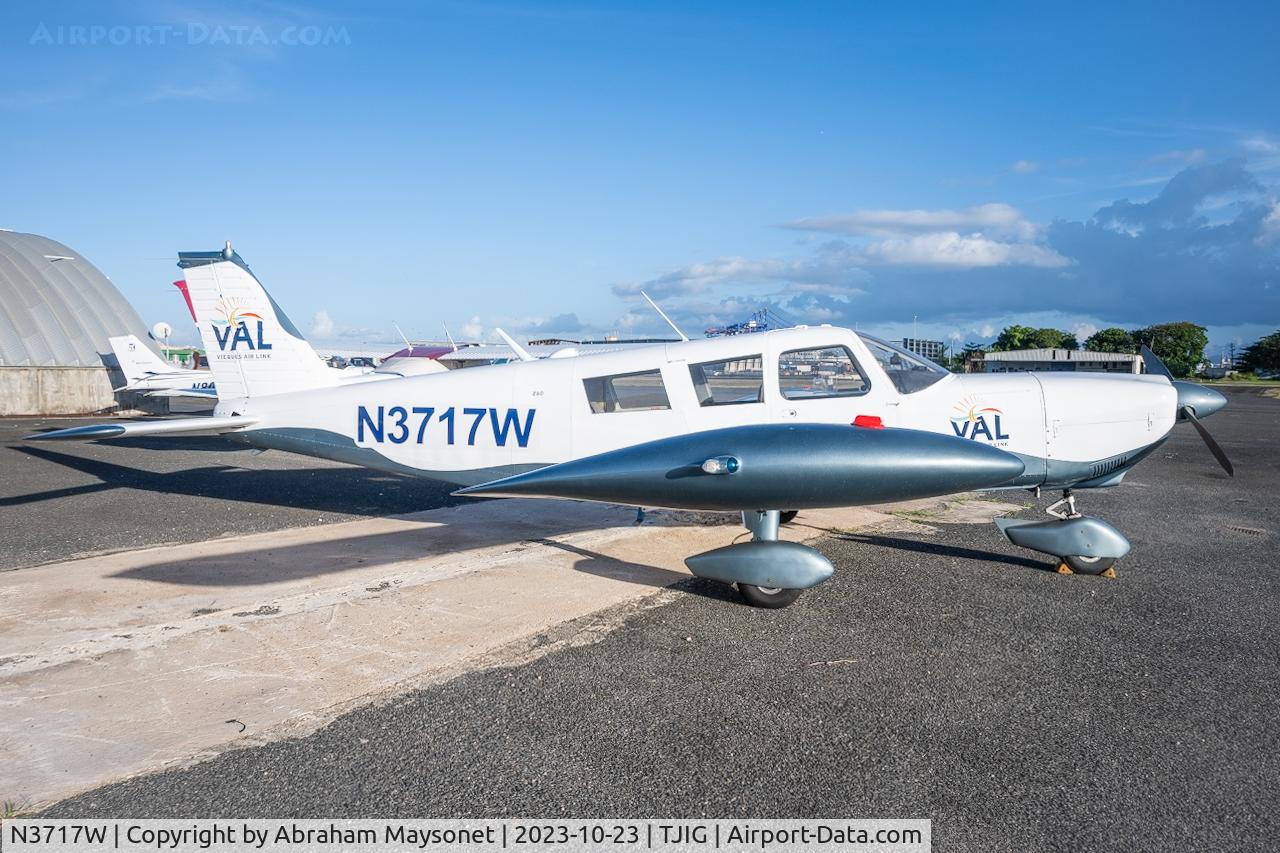 N3717W, 1966 Piper PA-32-260 Cherokee Six C/N 32-630, New on the fleet of airline Vieques Air Link