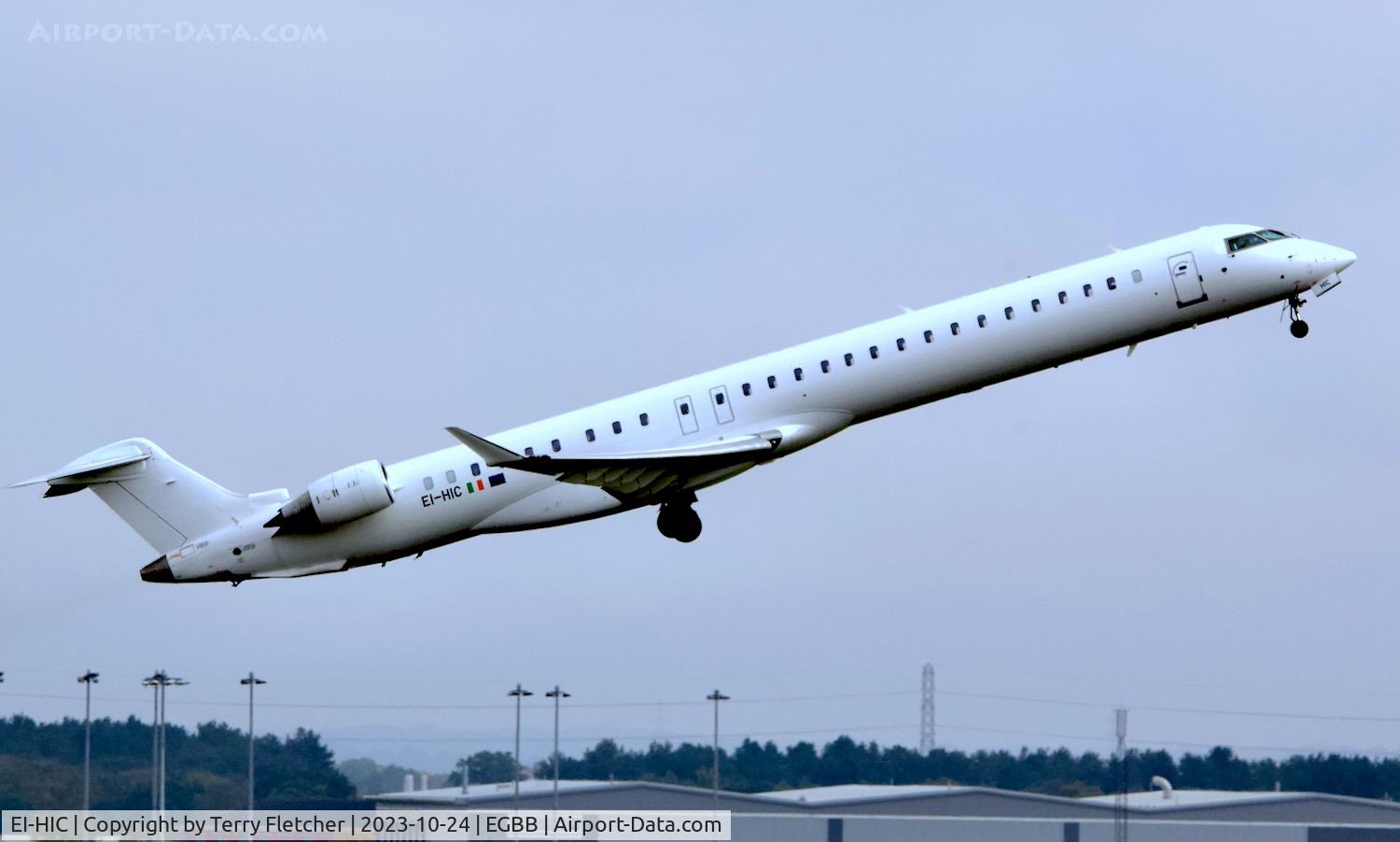 EI-HIC, 2011 Bombardier CRJ-1000EL NG (CL-600-2E25) C/N 19017, At Birmingham