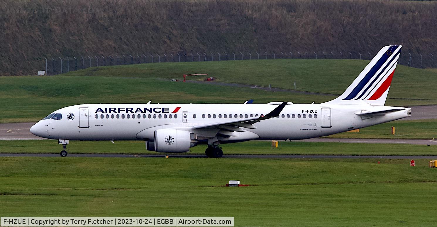 F-HZUE, 2021 Airbus A220-300 C/N 55146, At Birmingham