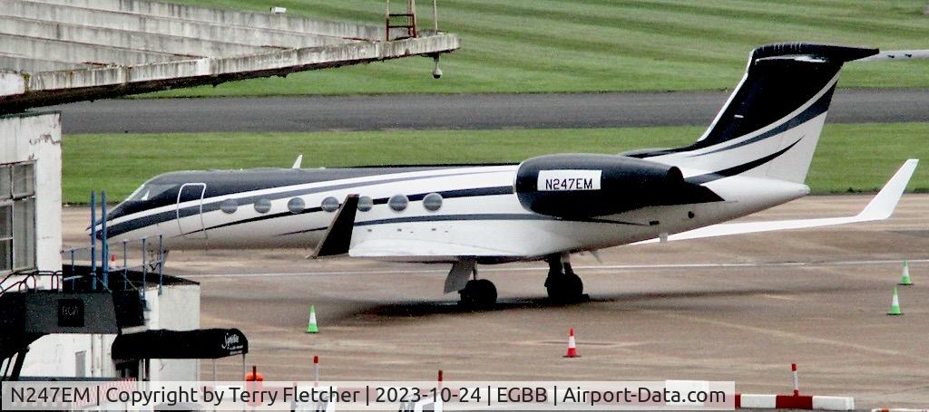 N247EM, Gulfstream Aerospace GV-SP (G550) C/N 5265, At Birmingham